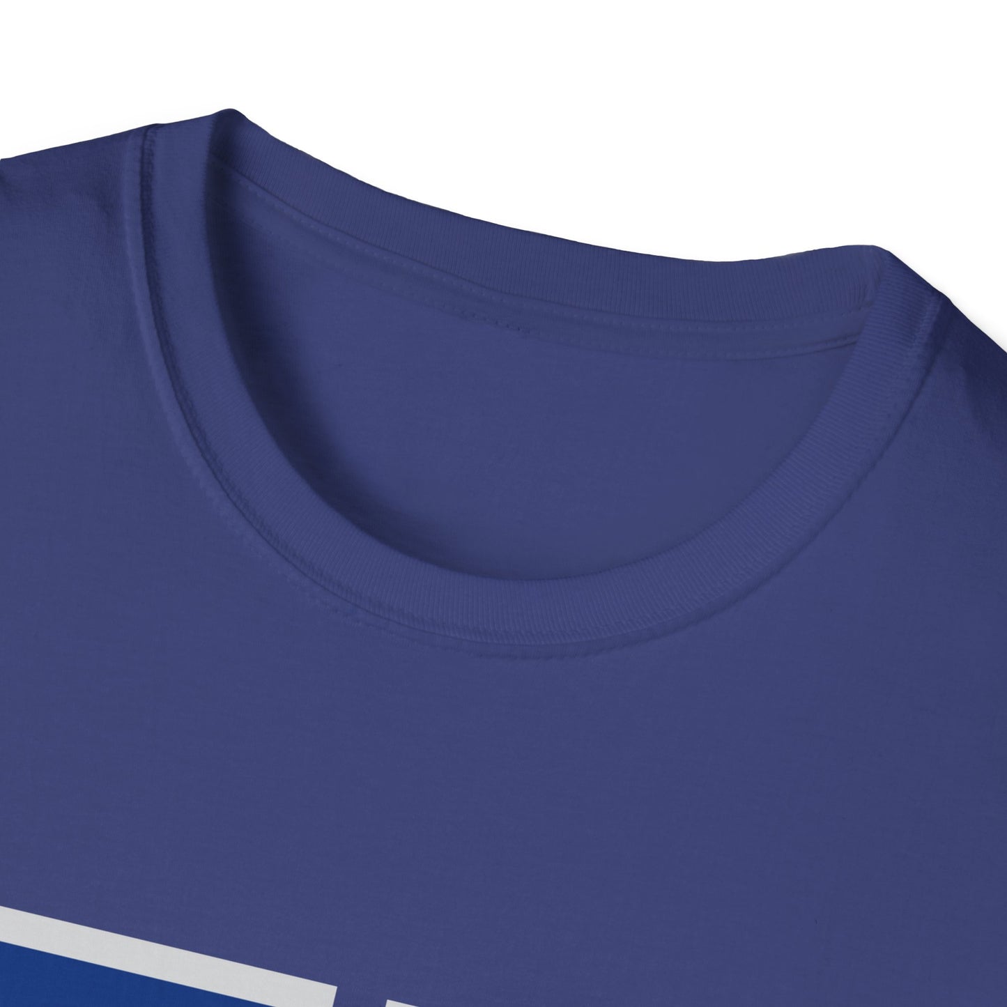 Monroe M Blue Orange Monroe Unisex Softstyle T-Shirt - Casual Comfort & Custom Style