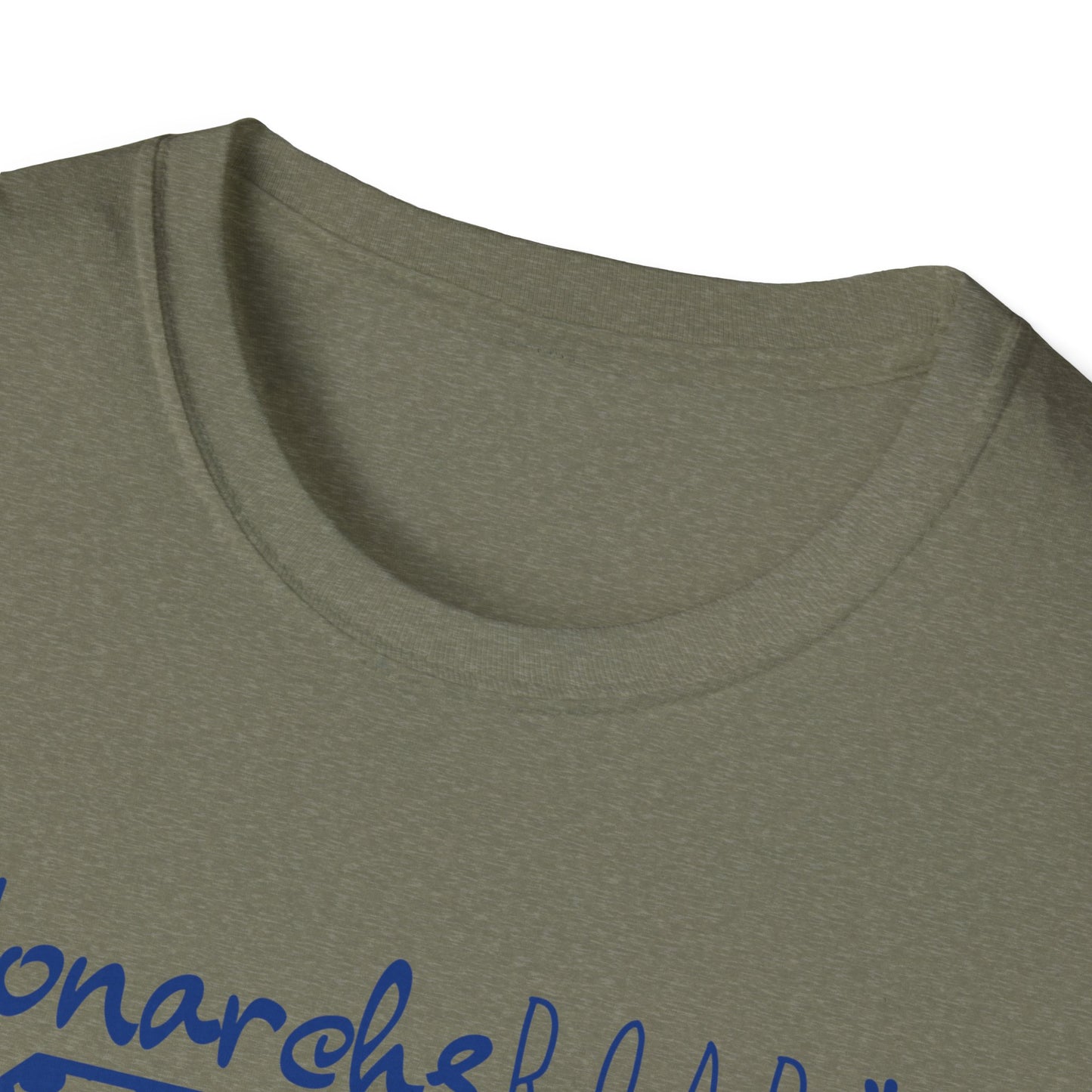 GO Monarchs Blue Leopard Print Unisex T-Shirt - School Spirit & Team Pride
