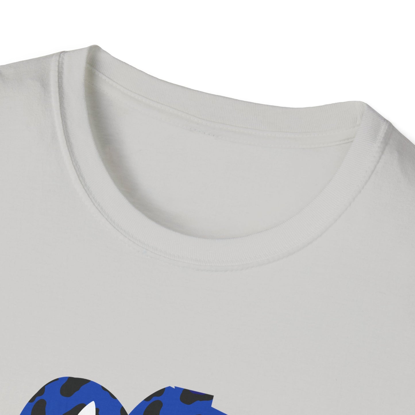 Monroe Leopard Print Paw Unisex Softstyle T-Shirt