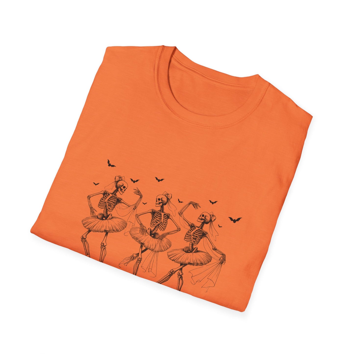 Ballet Dancer Unisex Softstyle Halloween T-Shirt - Artistic Dance Graphic Tee