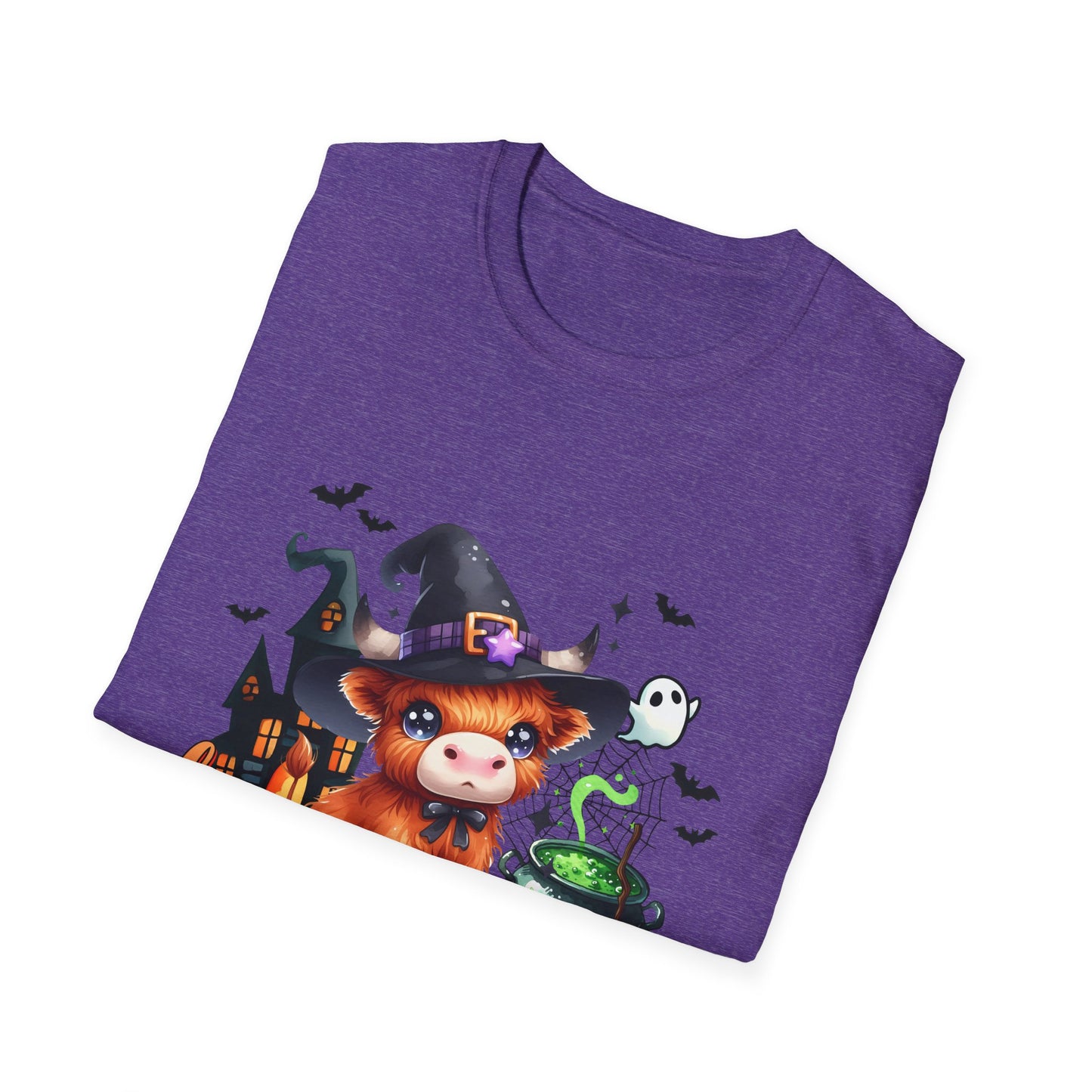 Boo Heifer Cute Halloween Unisex Softstyle T-Shirt
