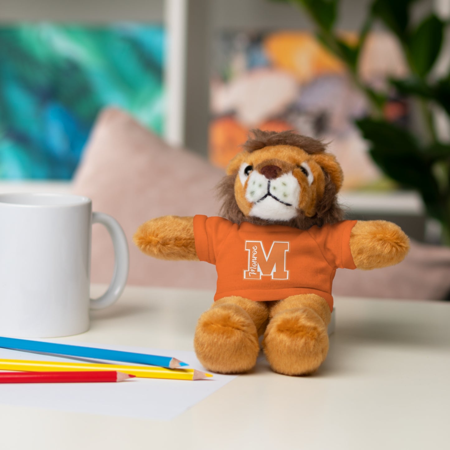 Customizable Stuffed Animal Buddy with Tee - Perfect Gift for Graduations and Celebrations