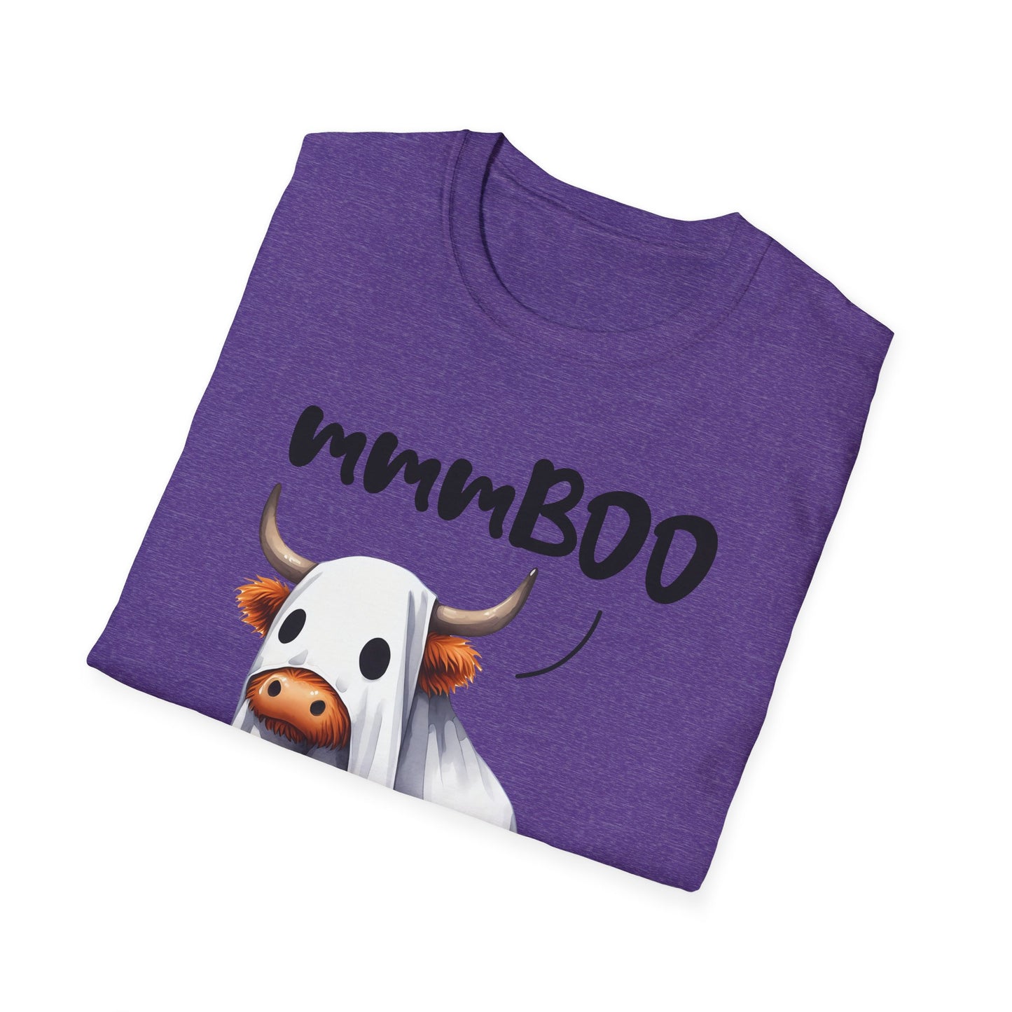 mmmBoo Cute Halloween Cow Unisex T-Shirt - 'mmmBOO'