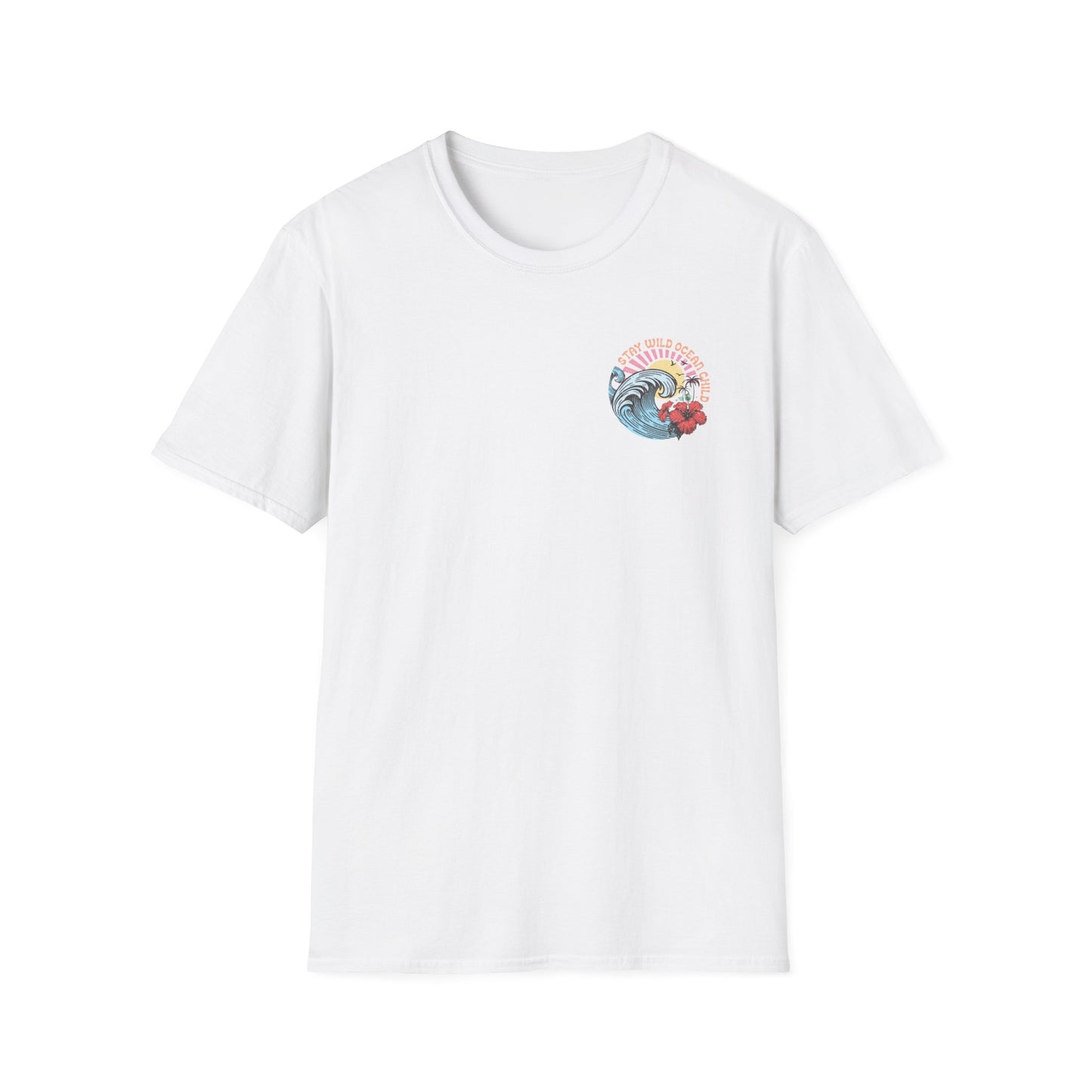 Salty but Sweet Flamingo Stay  Unisex Softstyle T-Shirt