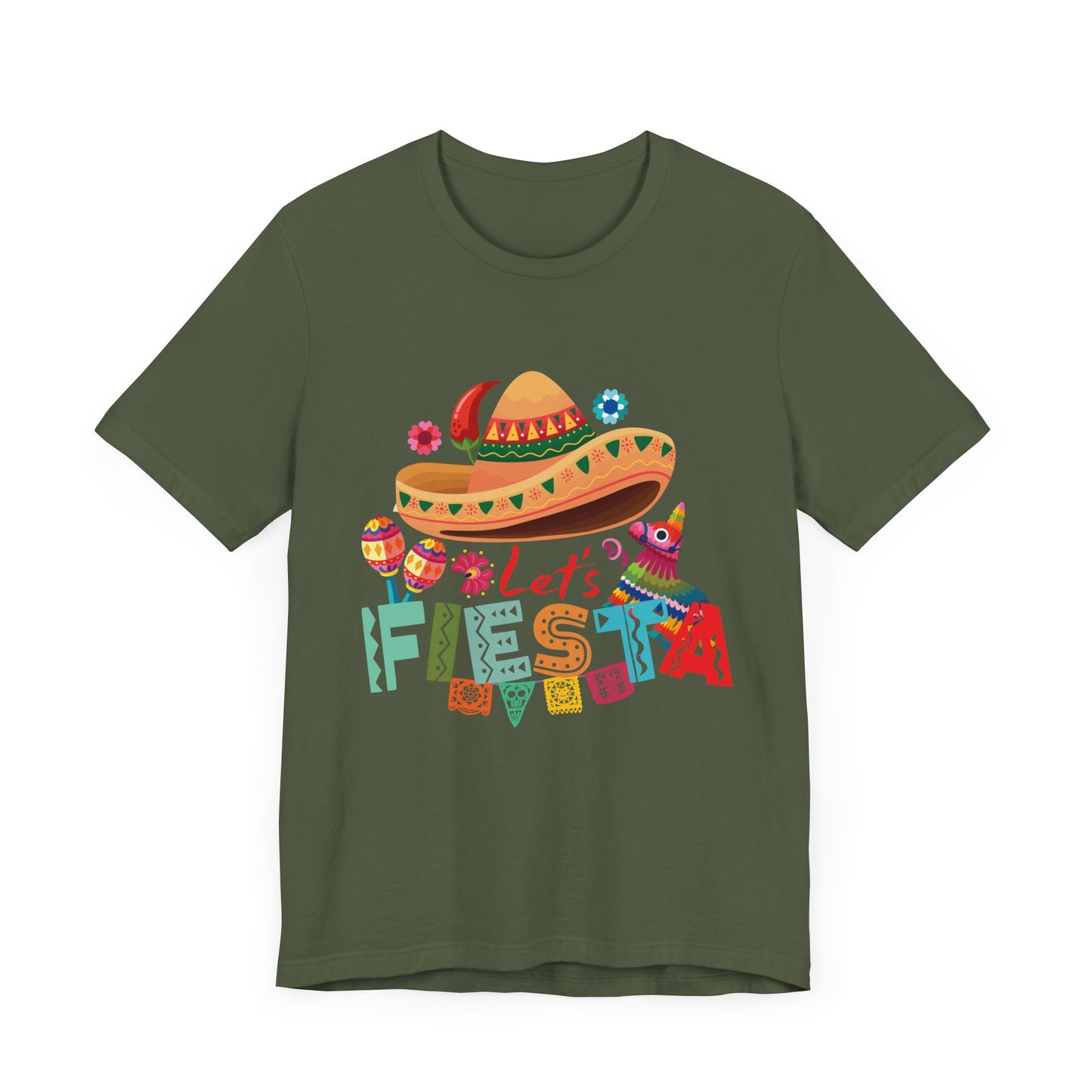 Cinco De Mayo Let's Fiesta Unisex Jersey Short Sleeve Tee