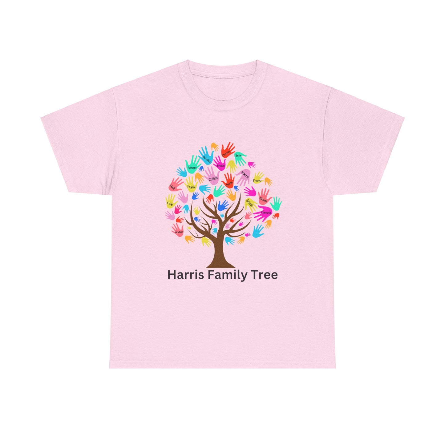 Harris Family Tree Set 1 Gildan Unisex Heavy Cotton Tee