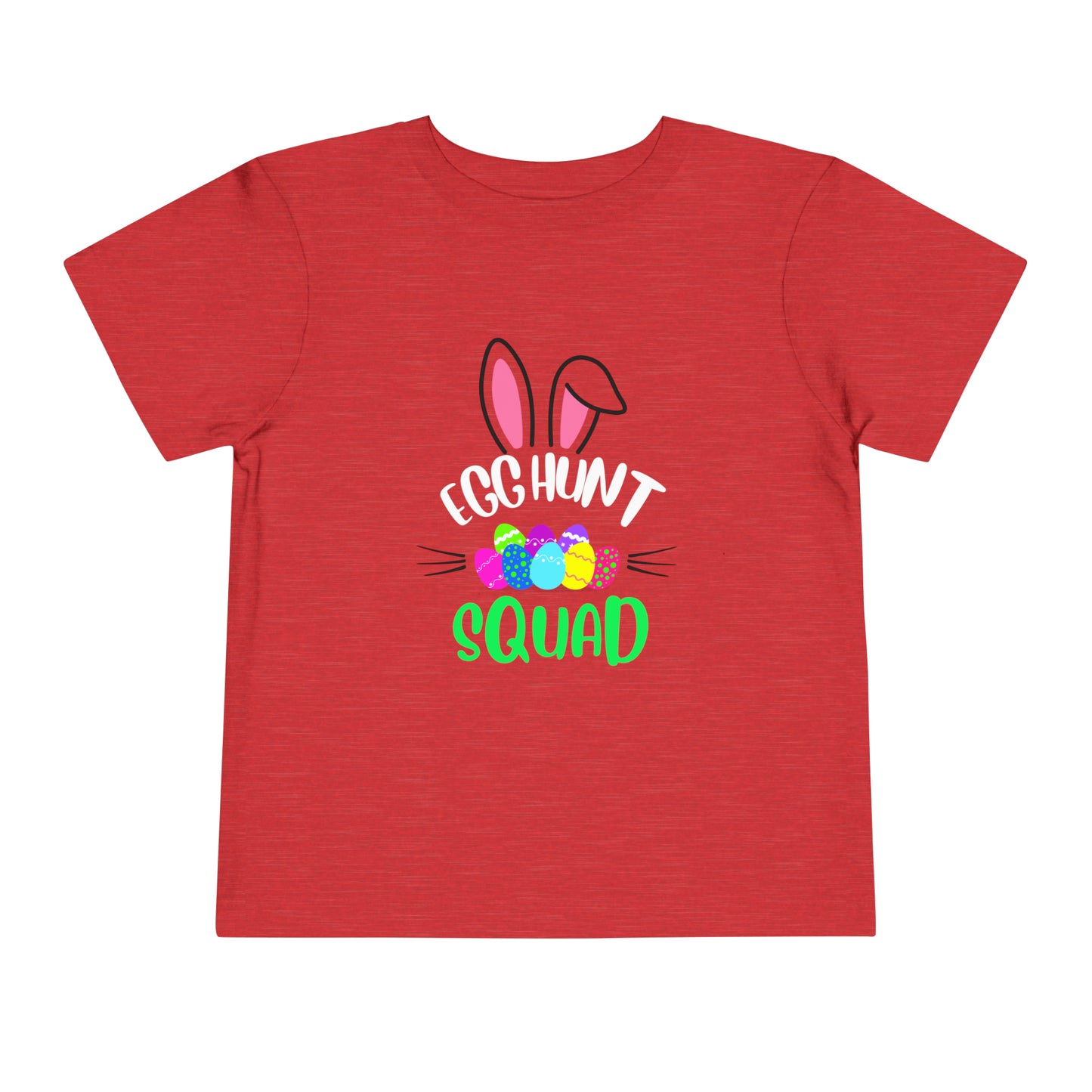 Egg Hunt Squad Toddler Short Sleeve Tee