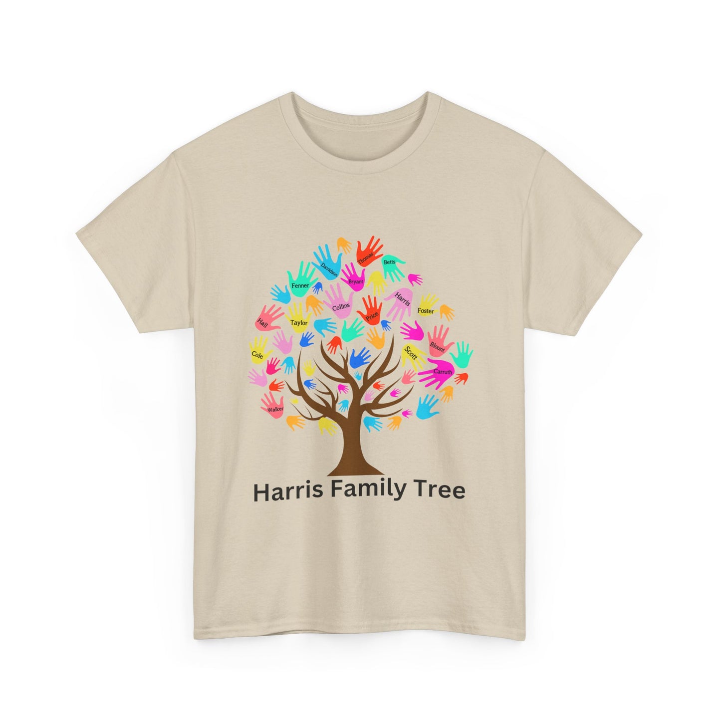 Harris Family Tree Set 1 Gildan Unisex Heavy Cotton Tee