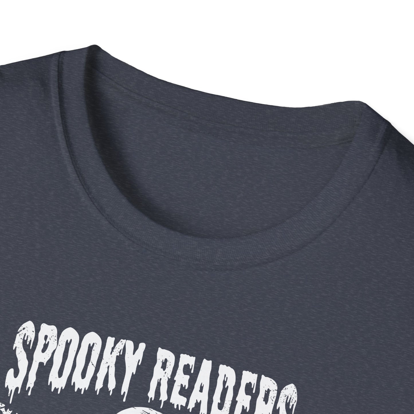 Spooky Readers Book Club Unisex Softstyle T-Shirt | Halloween Literature/School/Teacher Tee