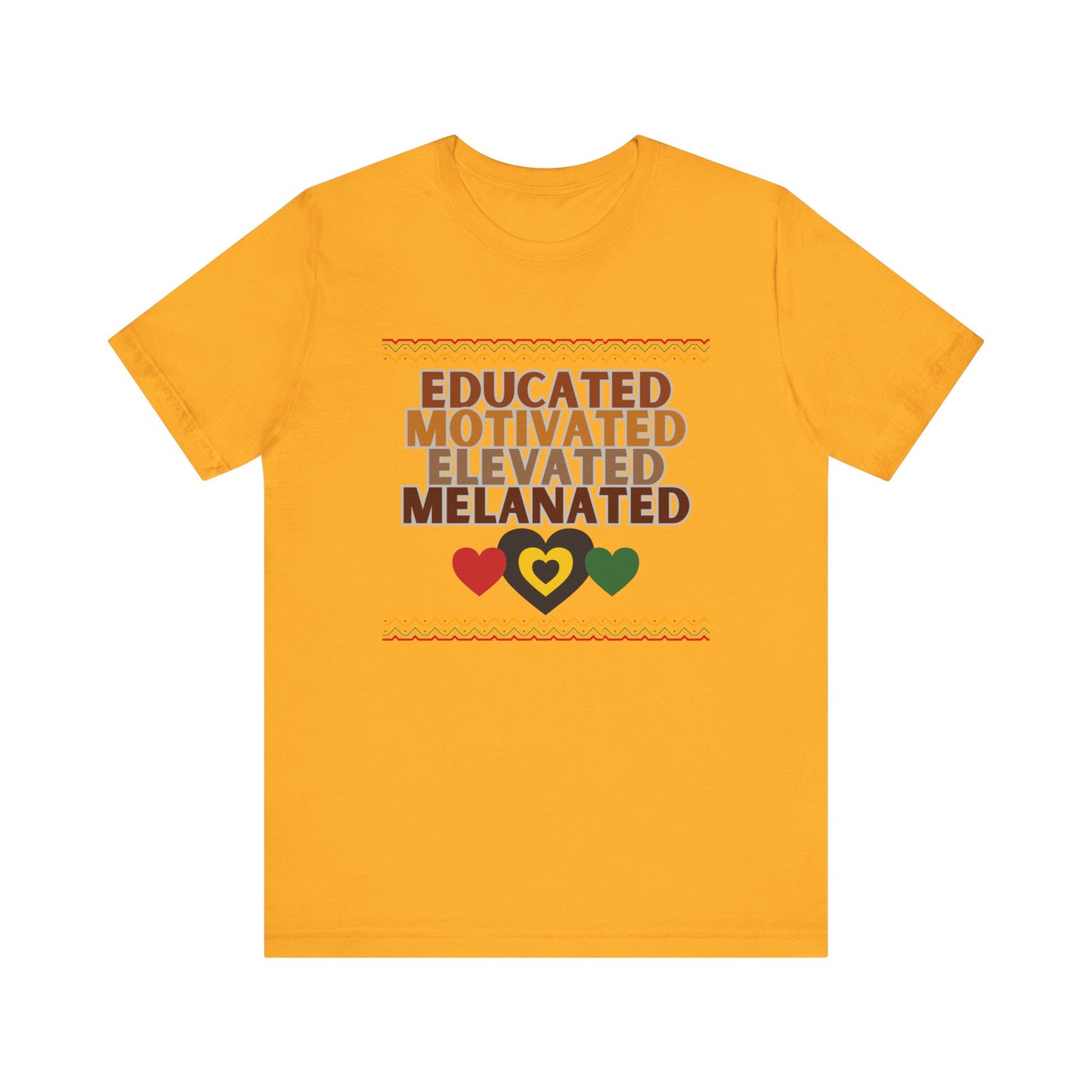 Educated, Motivated, Black History Unisex Jersey Short Sleeve Tee