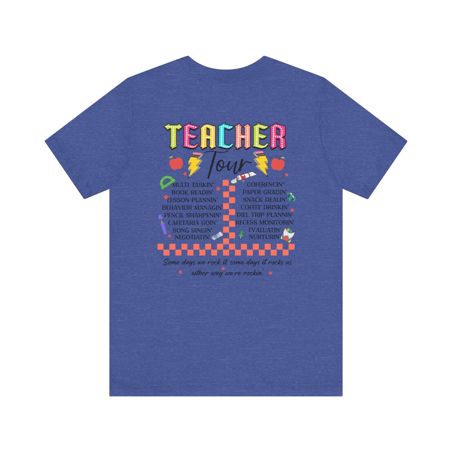 AB/CD Teacher Tour Unisex Jersey Short Sleeve Tee