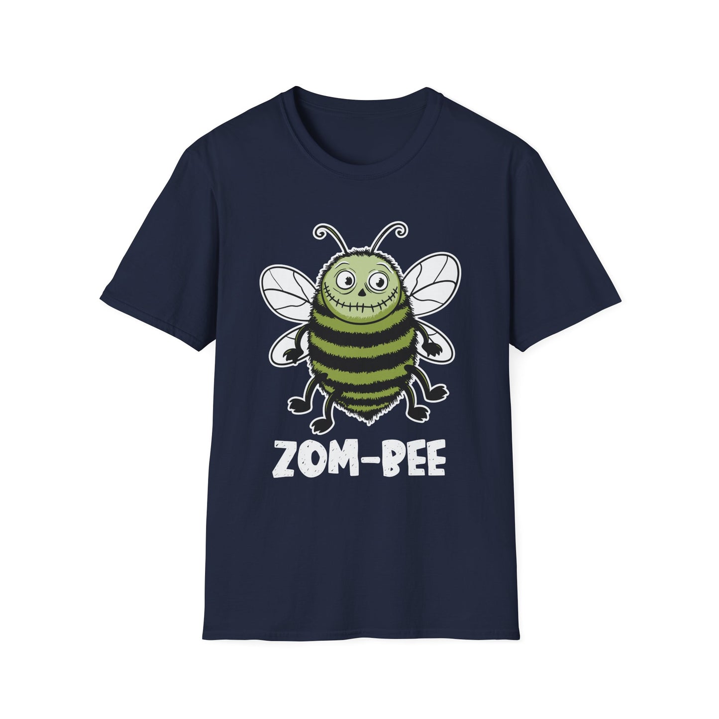 Zom-Bee Unisex Softstyle T-Shirt - Spooky Fun for Halloween