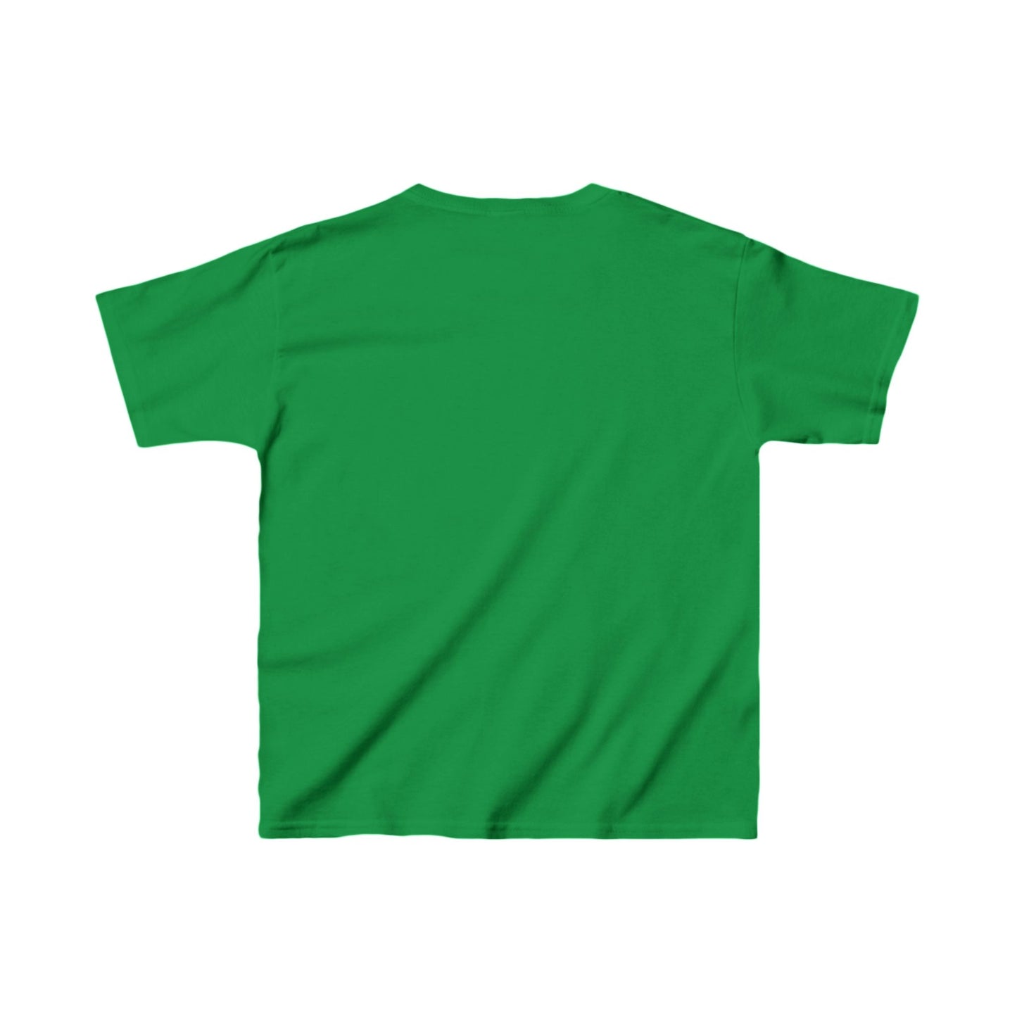 Kids Its a Great Day to be a Monarch  Blue Lettering Tee - Vibrant Green Cotton T-Shirt