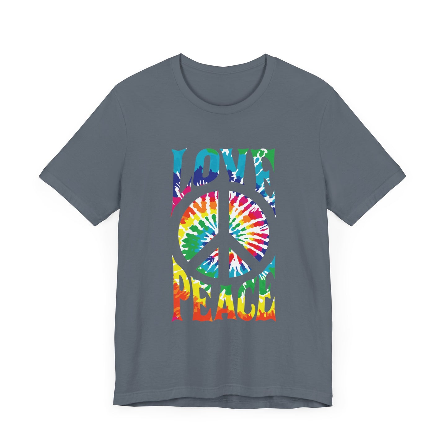 Love and Peace Unisex Jersey Short Sleeve Tee