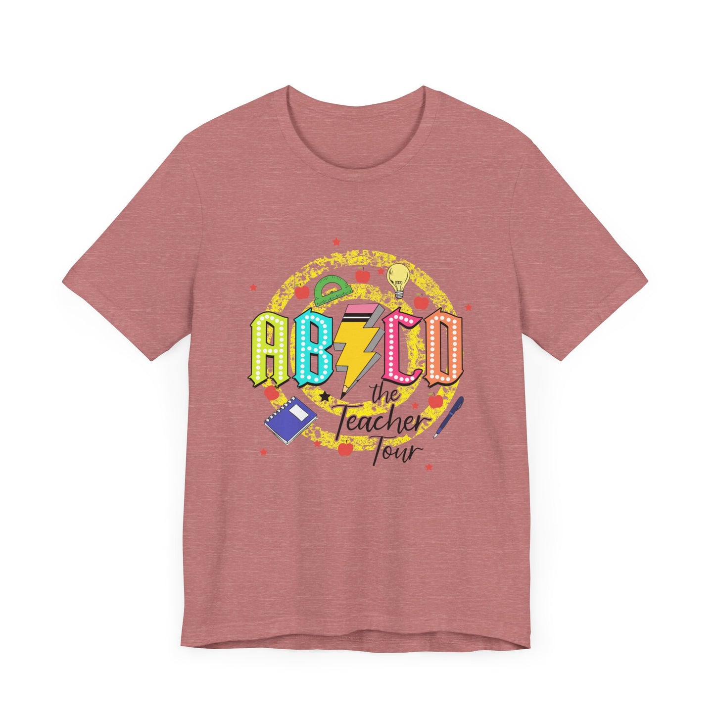 AB/CD Teacher Tour Unisex Jersey Short Sleeve Tee