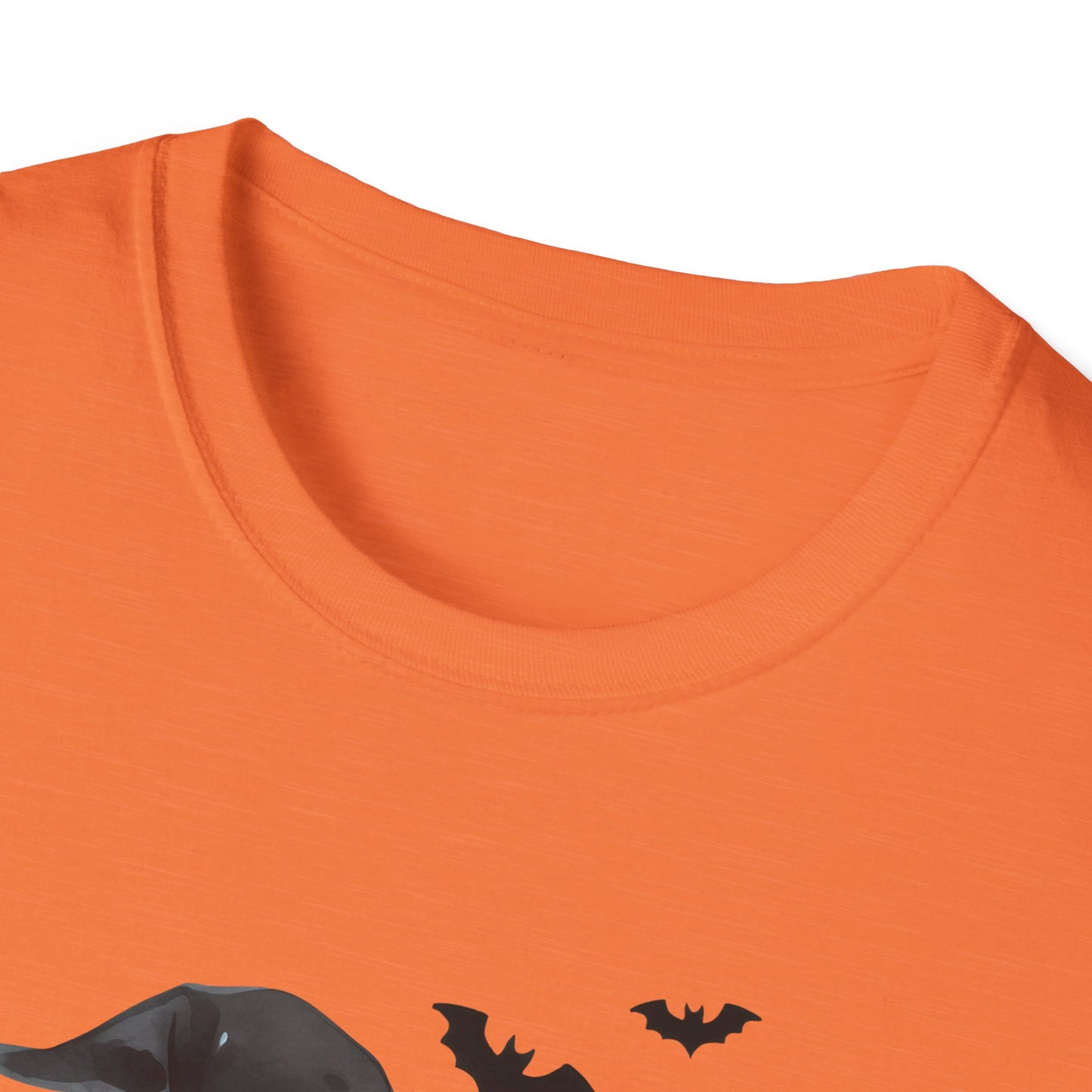 Spooky Heifer Halloween Cow Unisex Softstyle T-Shirt for Halloween