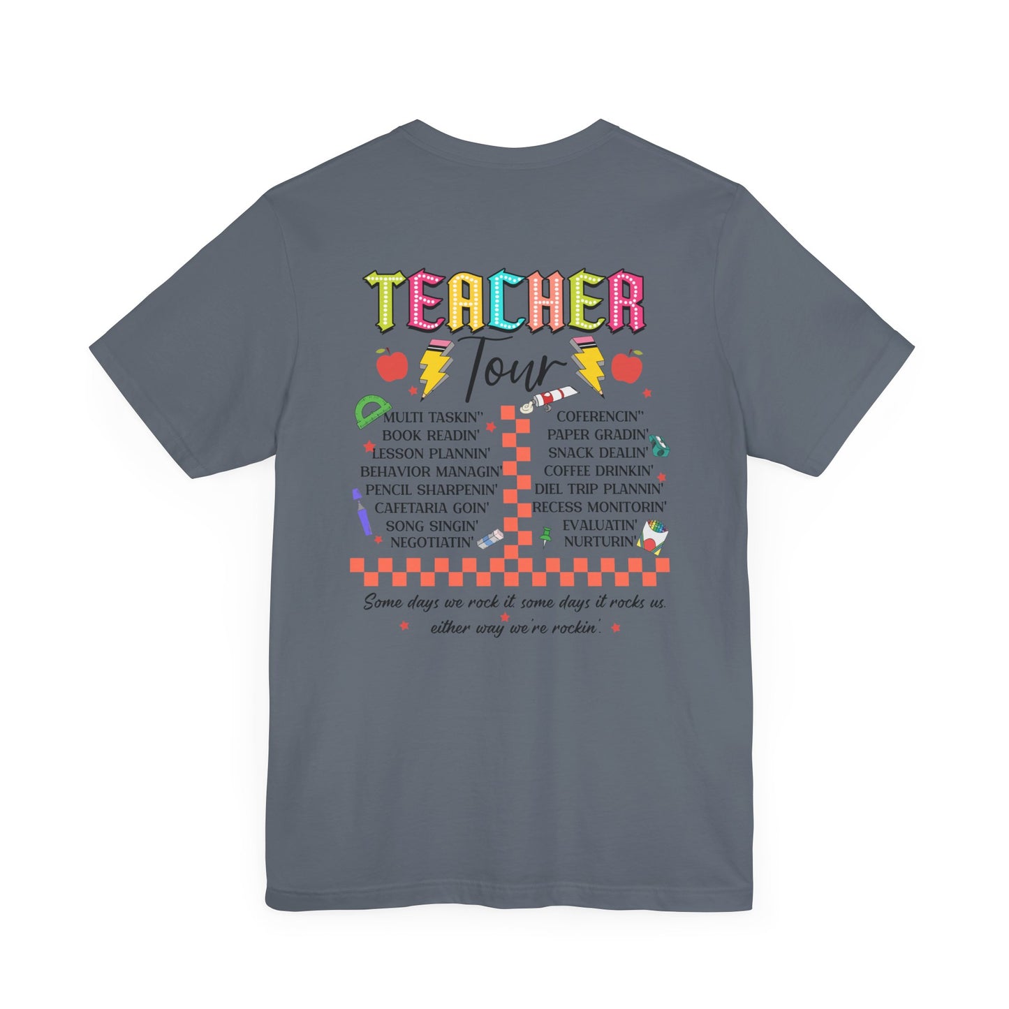 AB/CD Teacher Tour Unisex Jersey Short Sleeve Tee