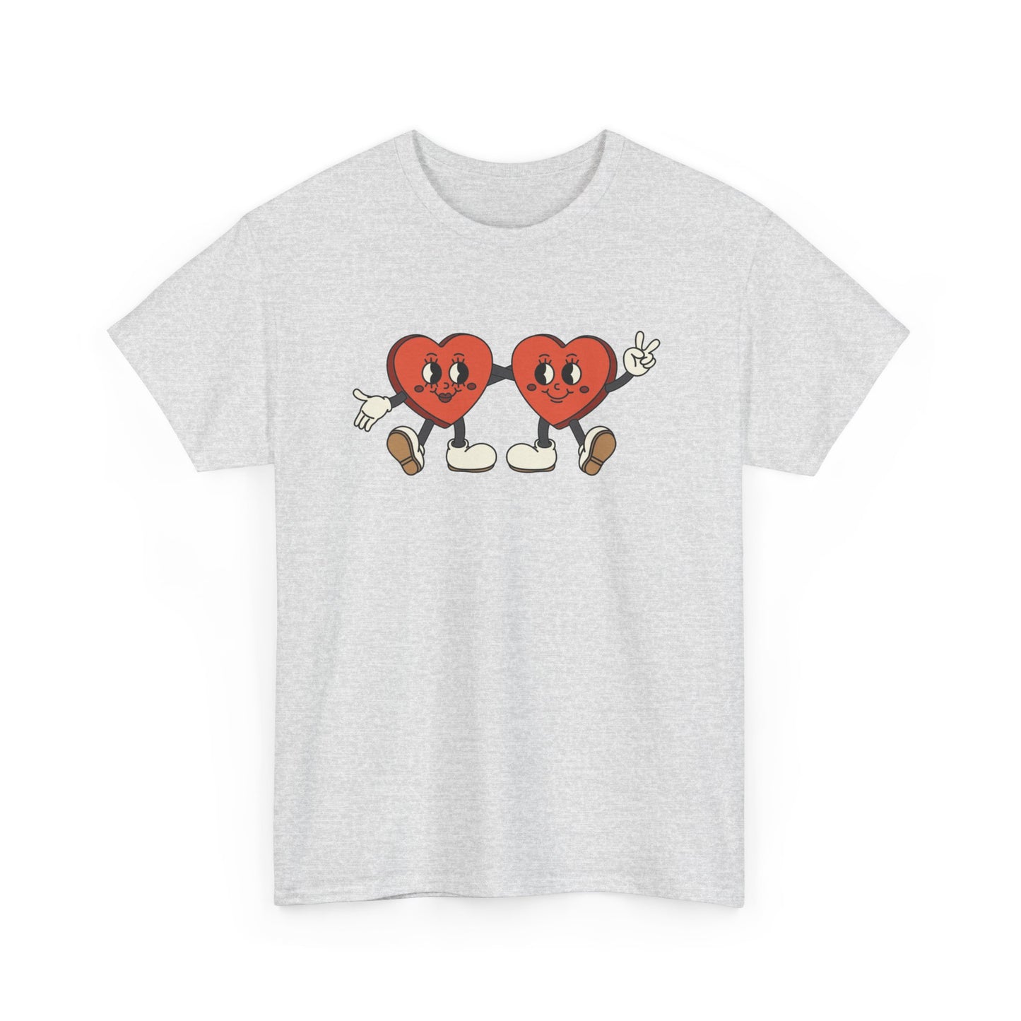 2 of Hearts Valentines Shirt Unisex Heavy Cotton Tee