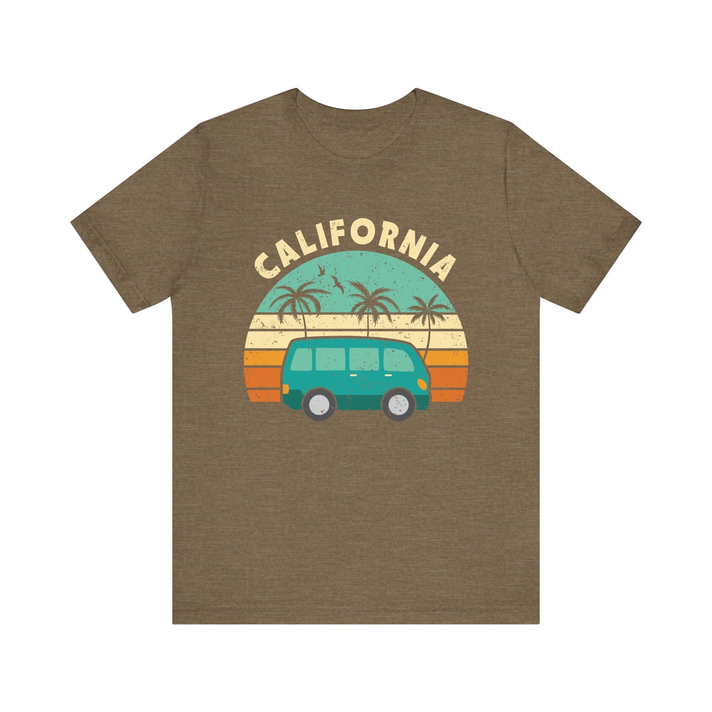 California Hippie Design Unisex Jersey Short Sleeve Tee