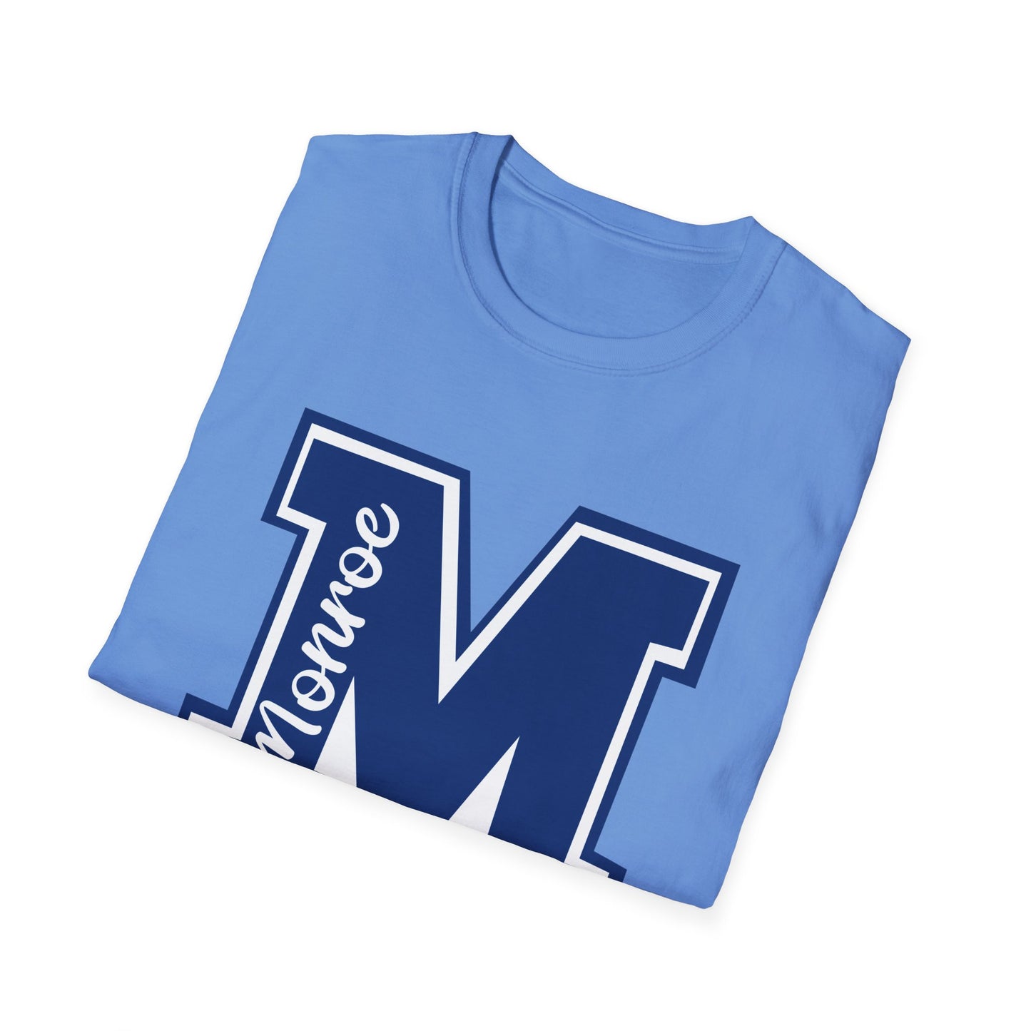 Blue Varsity M Monroe NavUnisex Softstyle T-Shirt