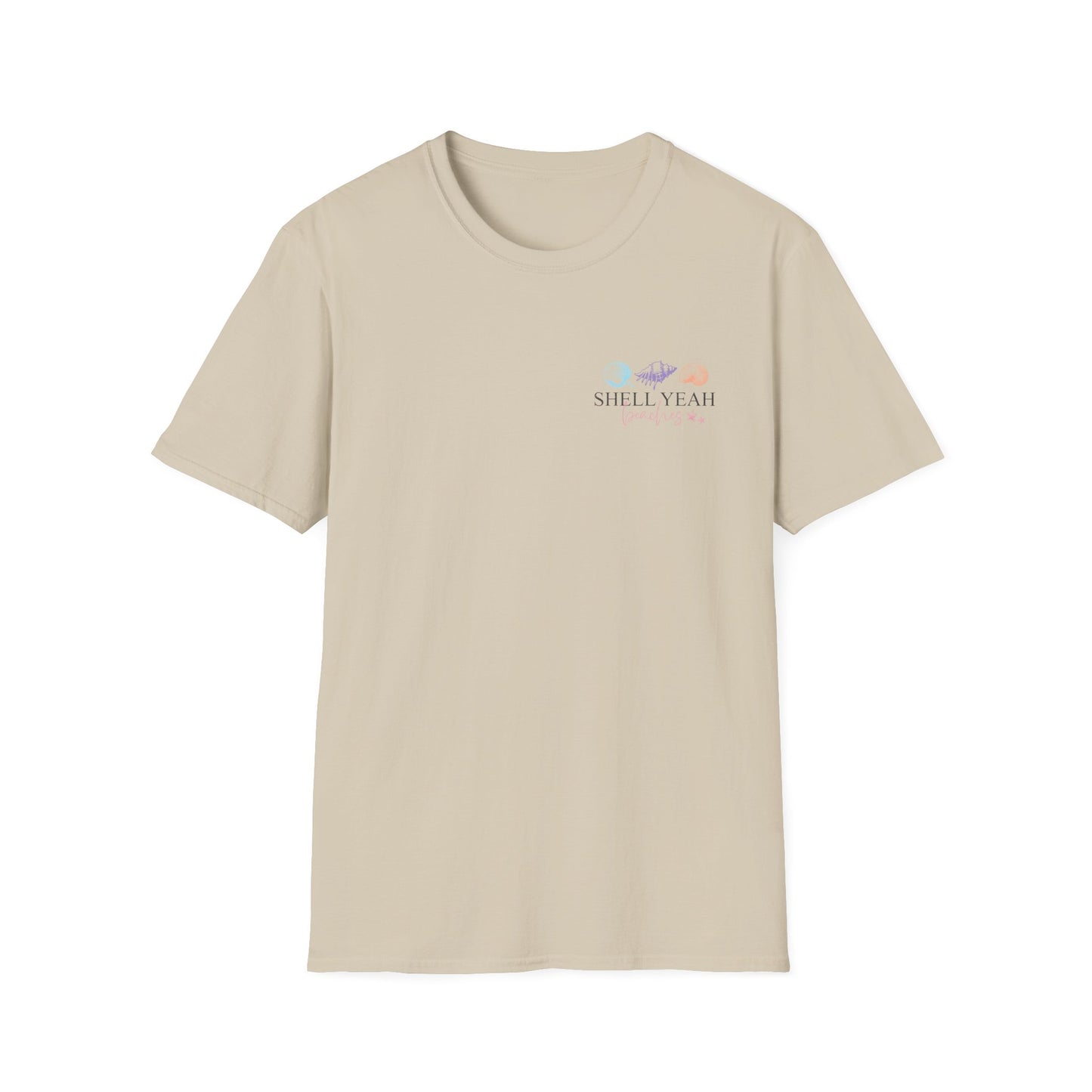 Shell Yeah Beaches, SUN SAND- Margarita IN HAND Unisex Softstyle T-Shirt