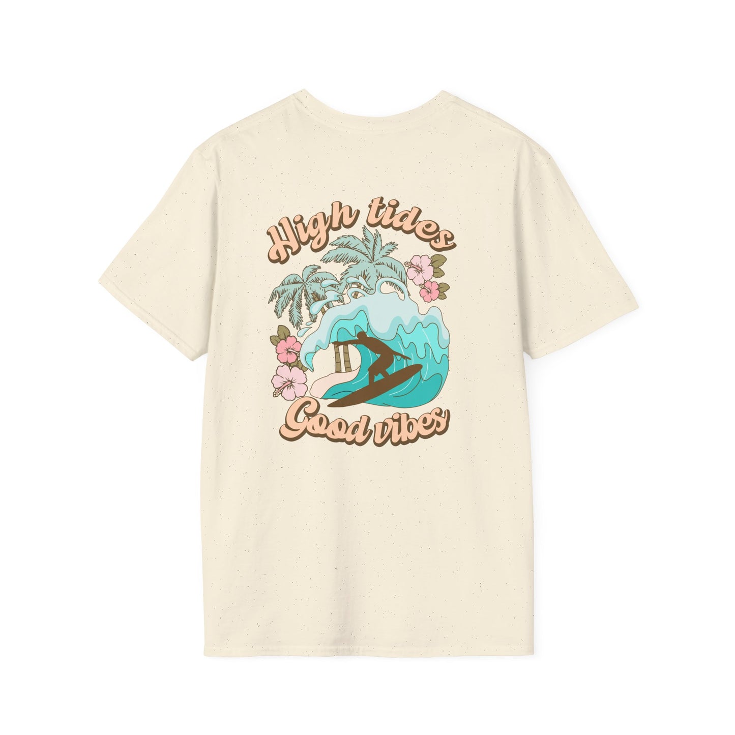 Beach Life High Tides Good Times Unisex Softstyle T-Shirt