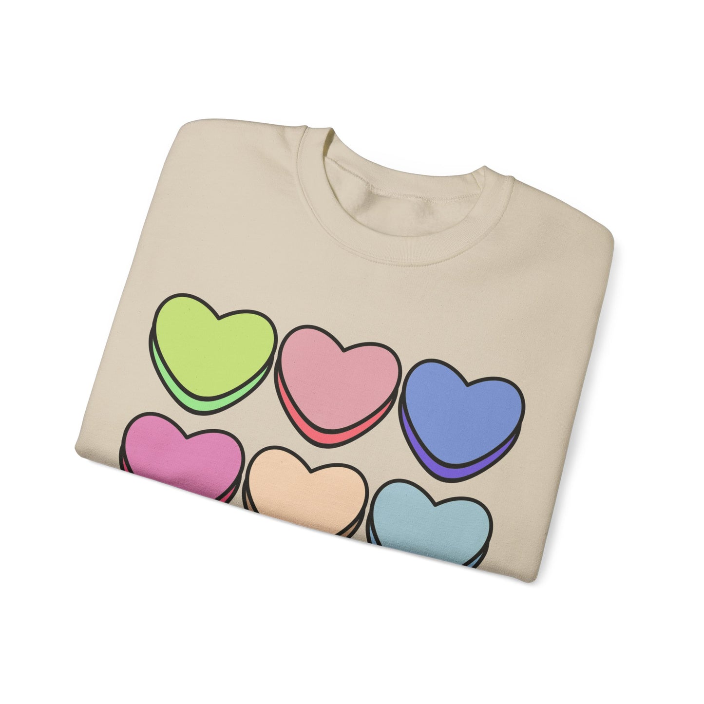 Valentines Hearts Heavy Blend™ Crewneck Sweatshirt