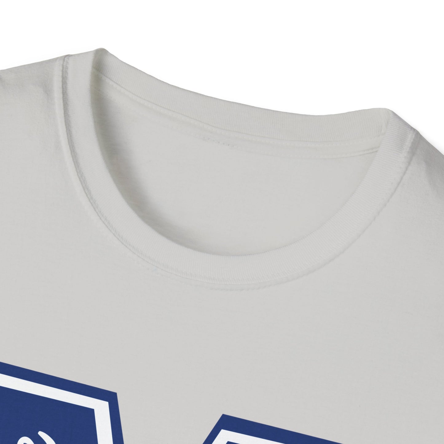 Blue Varsity M Monroe NavUnisex Softstyle T-Shirt