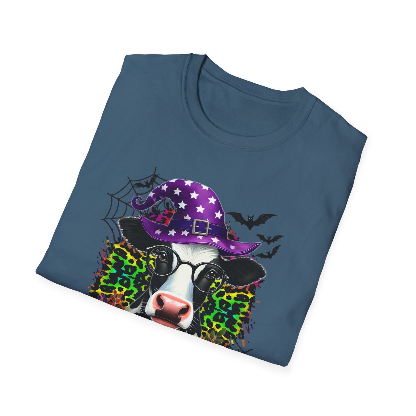 Spooky Cow Halloween T-Shirt - Hocus Pocus Heifer Design