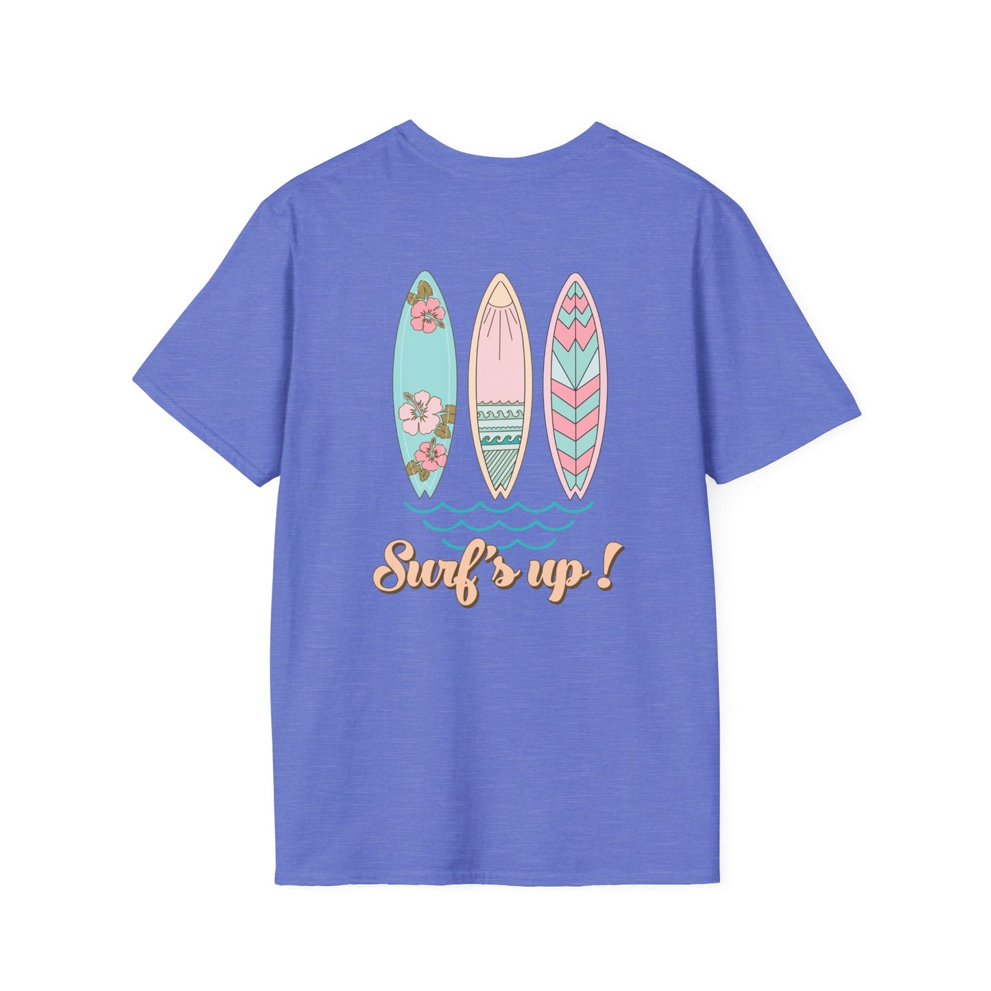 Summer Surfs Up Unisex Softstyle T-Shirt