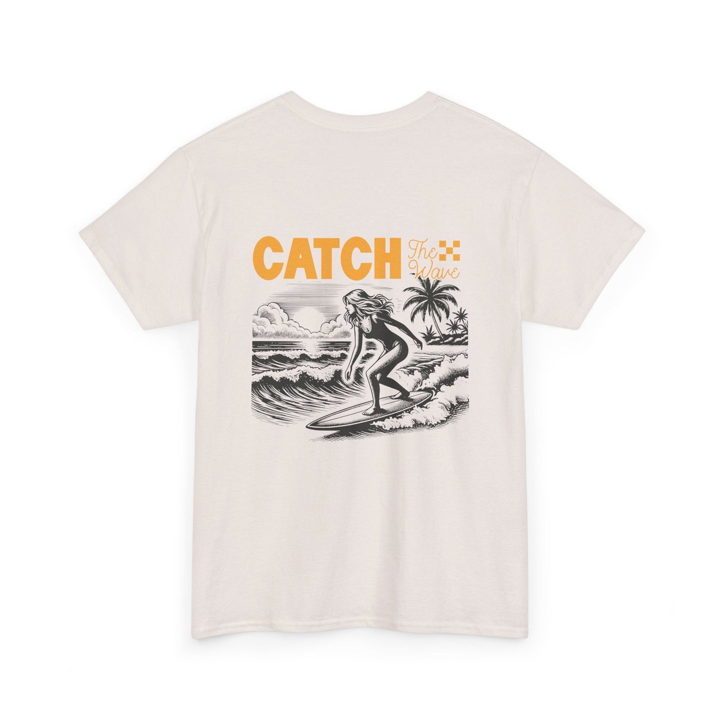 Wild Beach-- Catch the WaveUnisex Heavy Cotton Tee