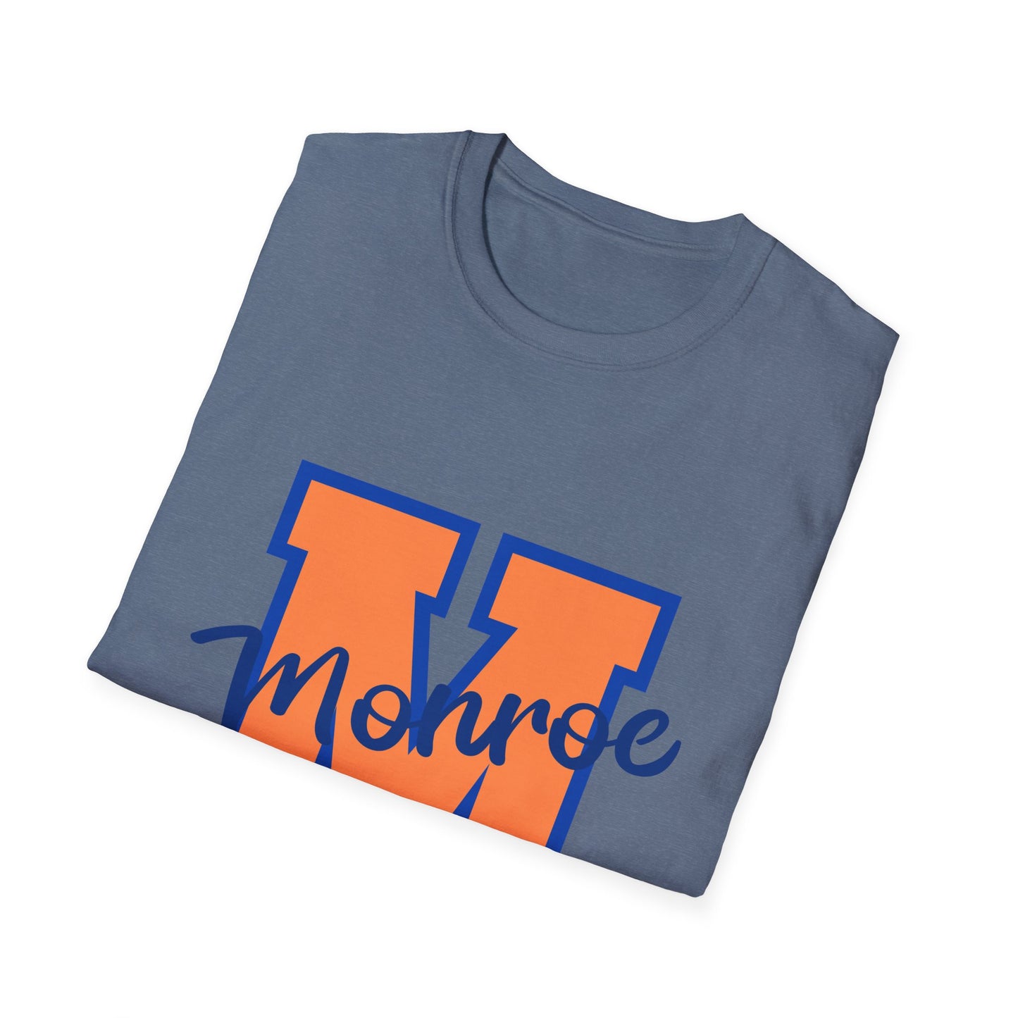 Monroe Orange M  Unisex Softstyle T-Shirt
