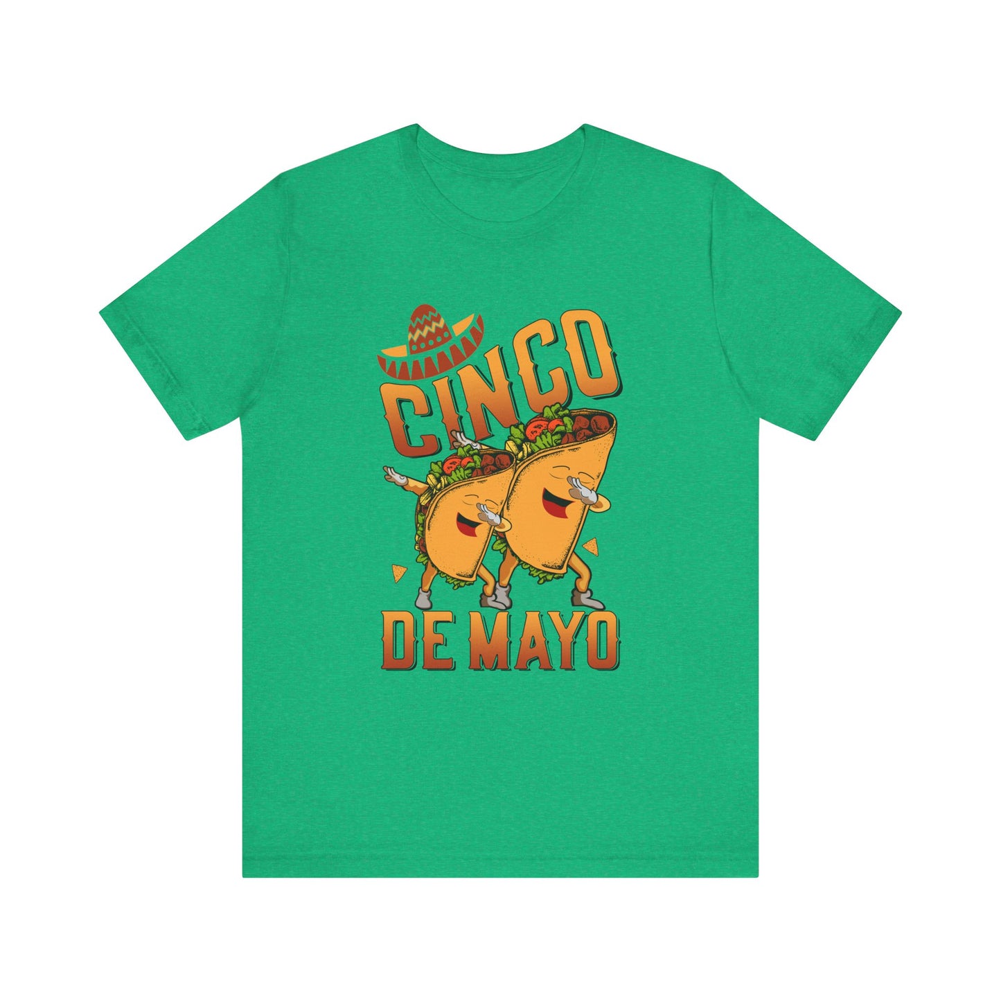 Cinco De Mayo Taco Dancing Tshirt Unisex Jersey Short Sleeve Tee