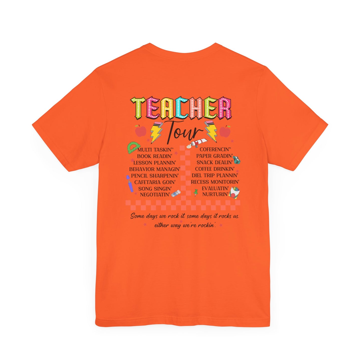 AB/CD Teacher Tour Unisex Jersey Short Sleeve Tee