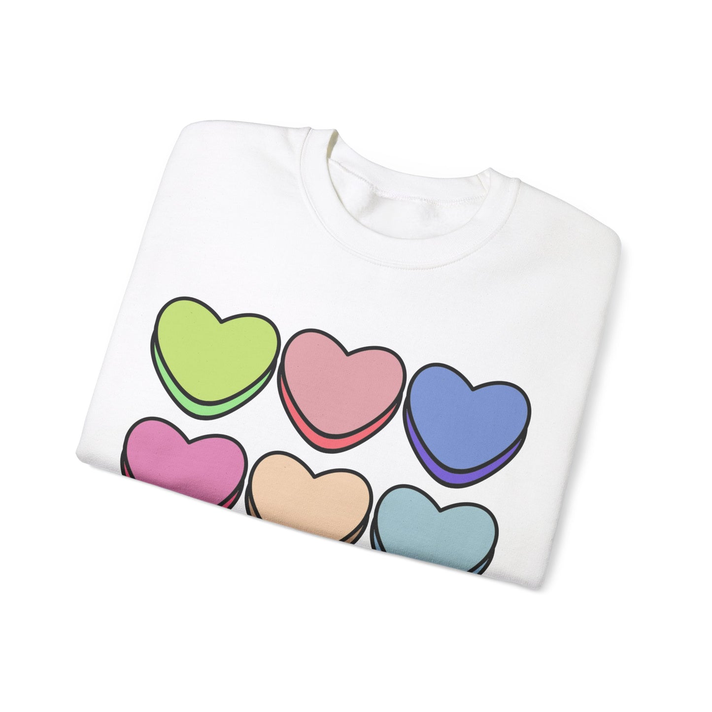 Valentines Hearts Heavy Blend™ Crewneck Sweatshirt