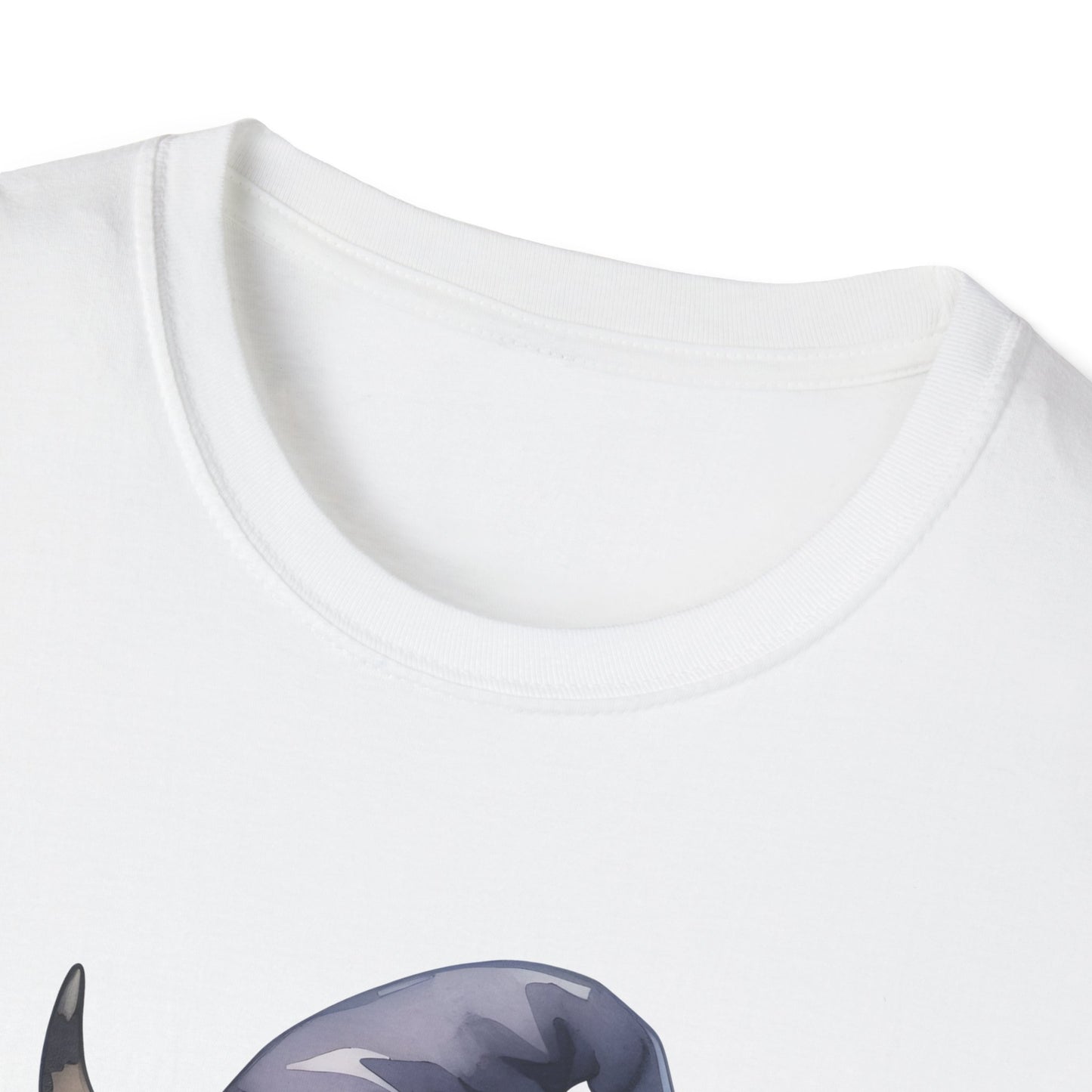 Funny Cow Halloween T-Shirt - "Bull Sheet" Unisex Softstyle Tee