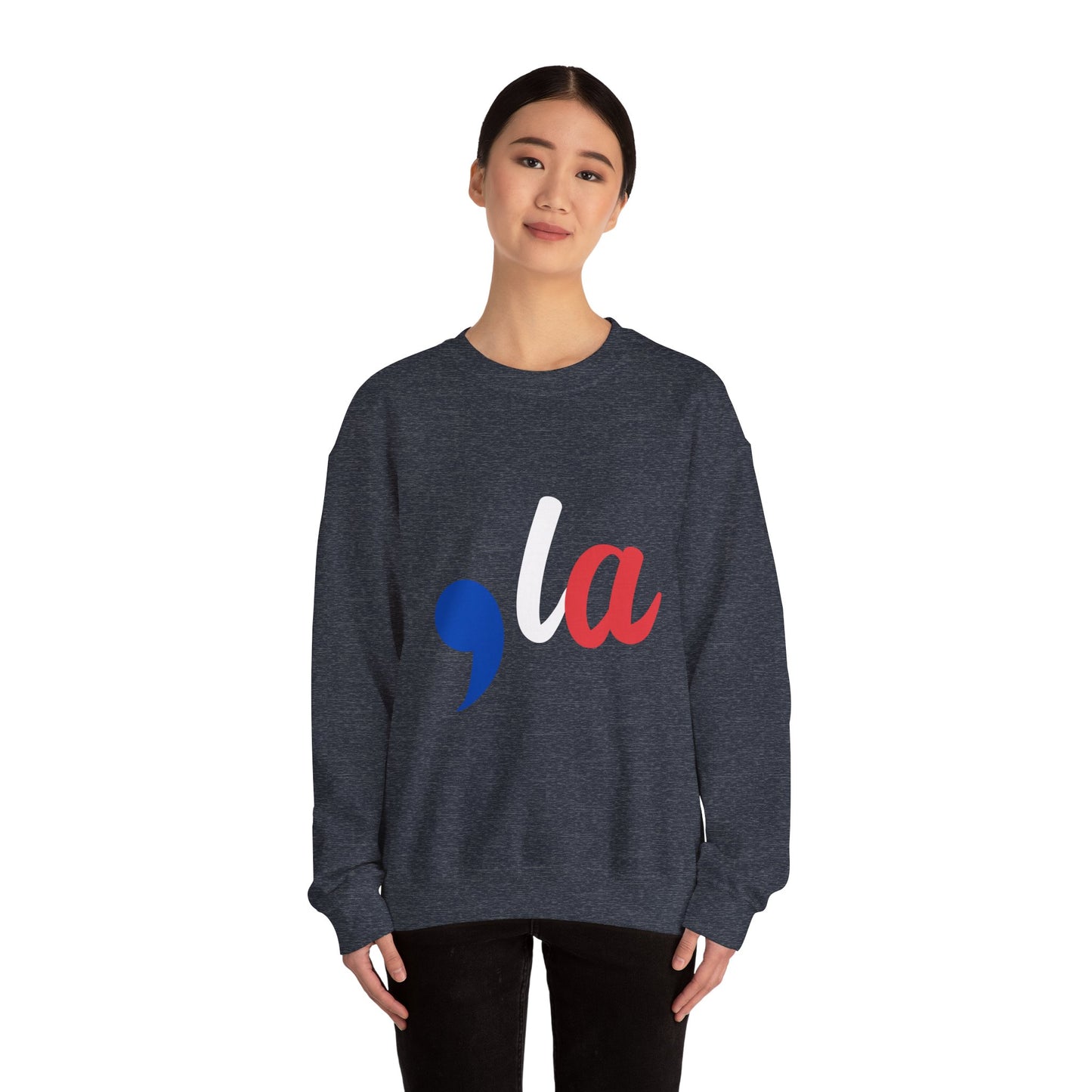 Kamala Unisex Crewneck Sweatshirt - Cozy and Stylish with 'la' Design
