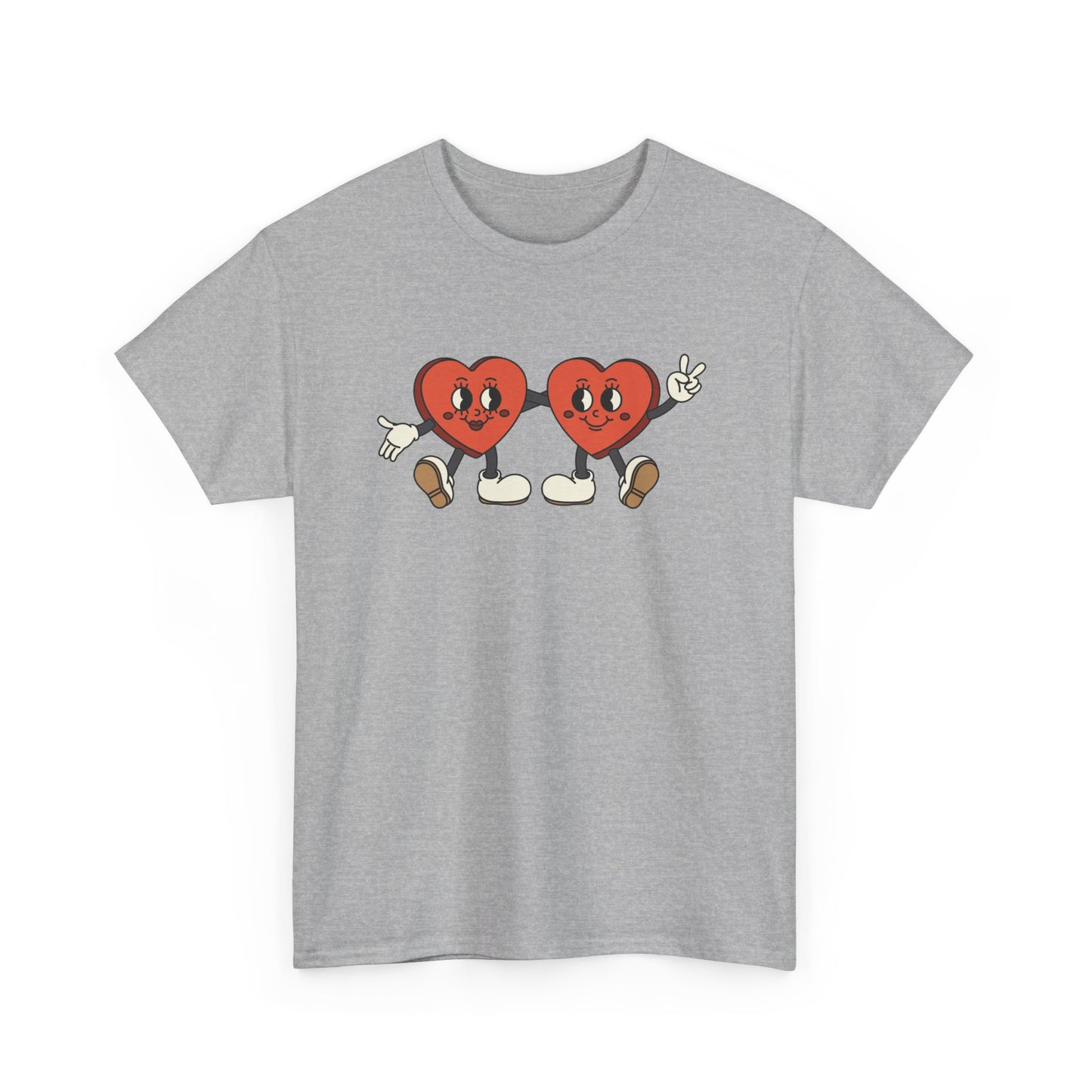 2 of Hearts Valentines Shirt Unisex Heavy Cotton Tee