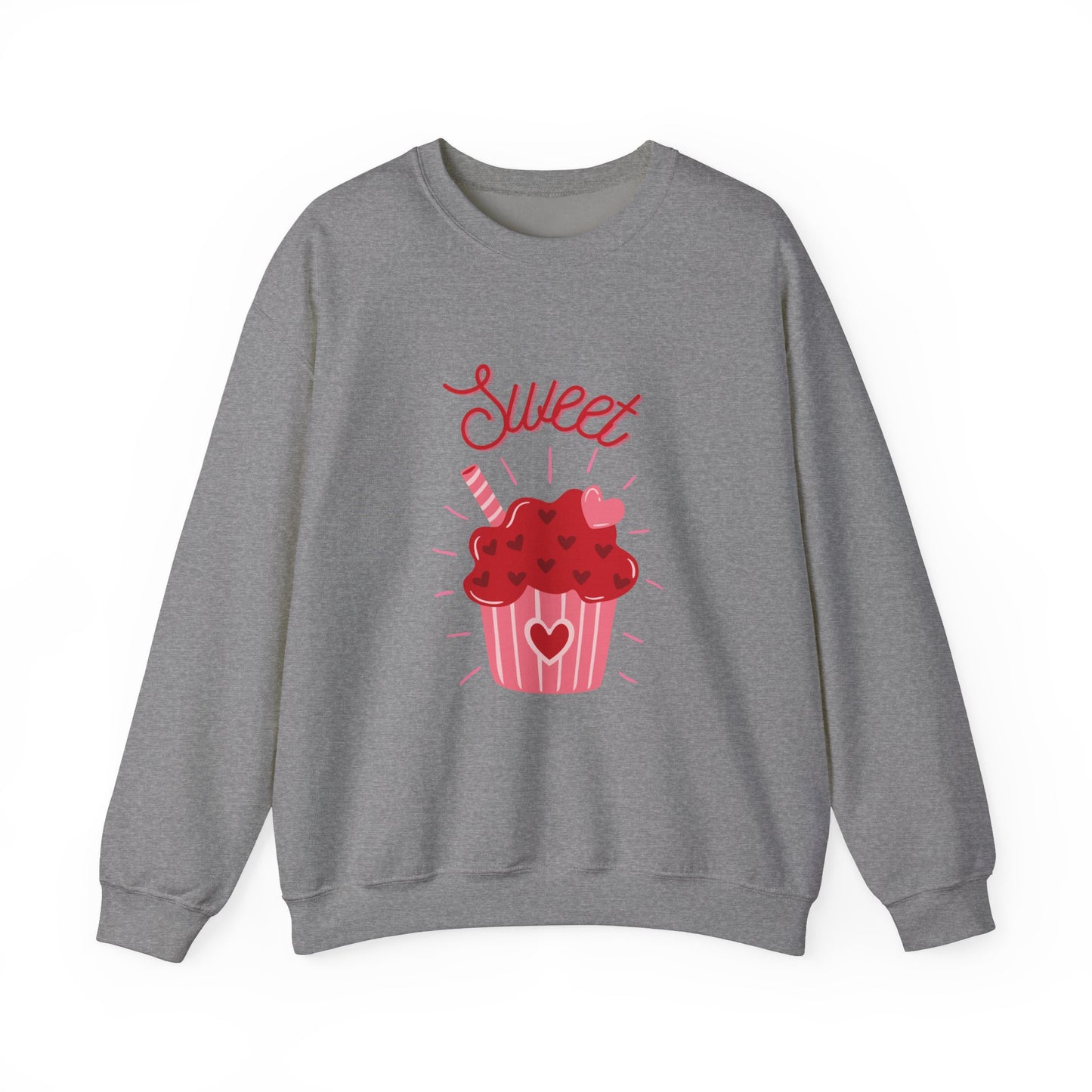 Valentines Cupcake Unisex Heavy Blend™ Crewneck Sweatshirt