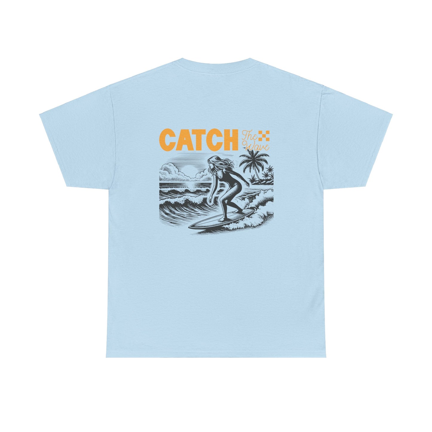 Wild Beach-- Catch the WaveUnisex Heavy Cotton Tee