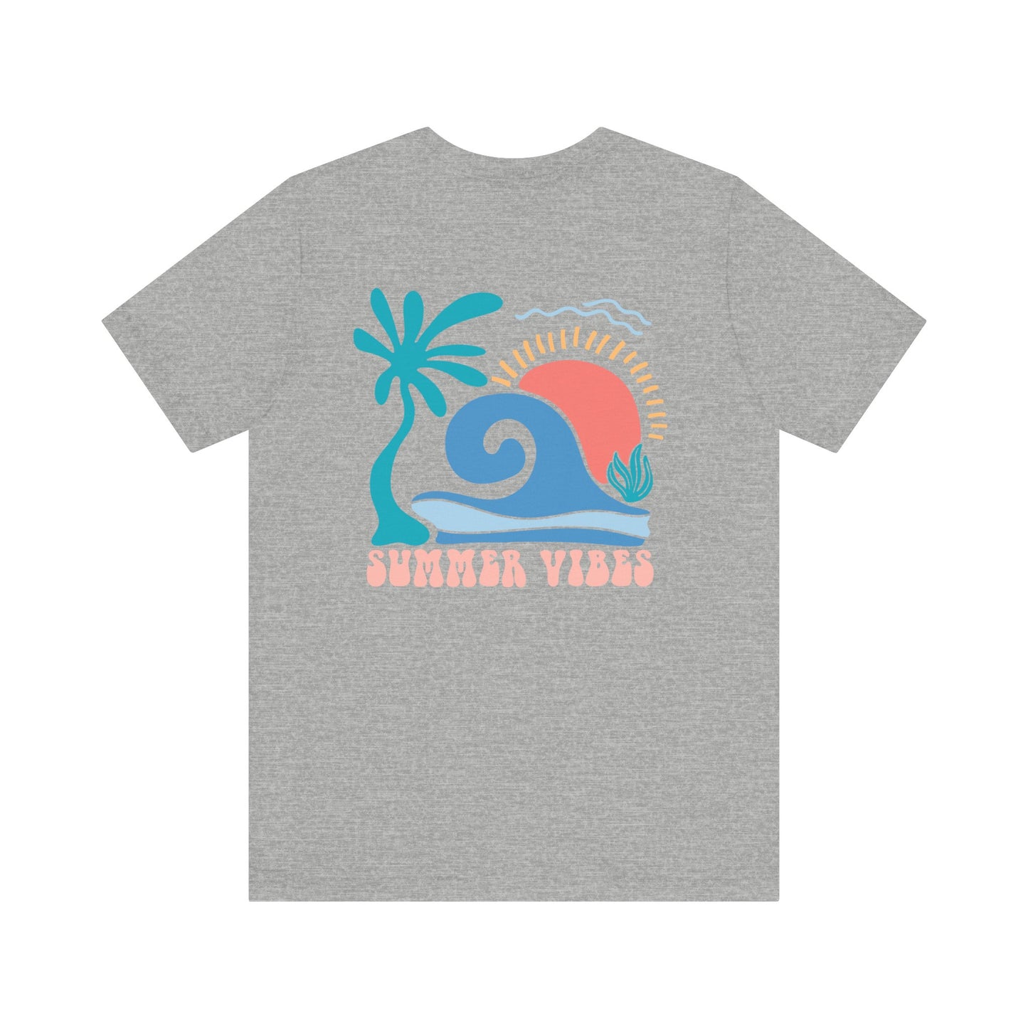 Summer Vibes Beach More Worry Less Unisex Jersey Short Sleeve Tee