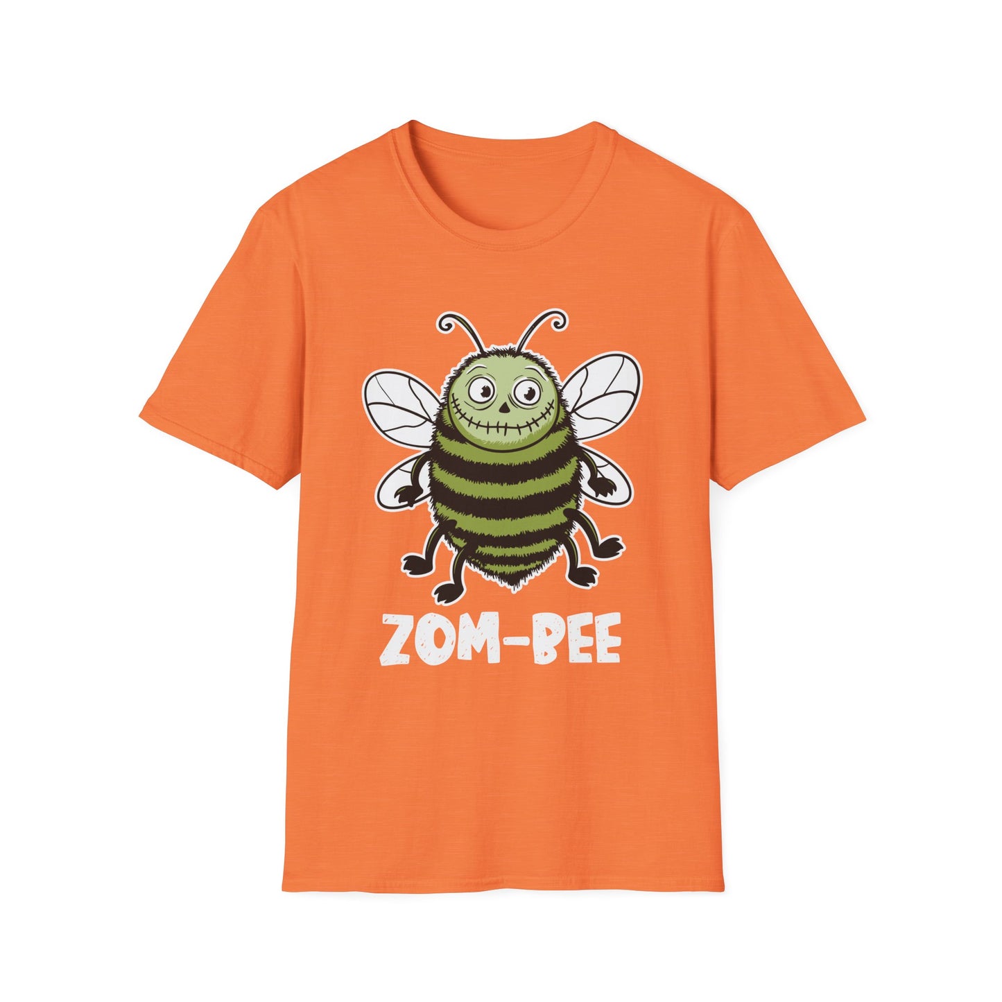 Zom-Bee Unisex Softstyle T-Shirt - Spooky Fun for Halloween