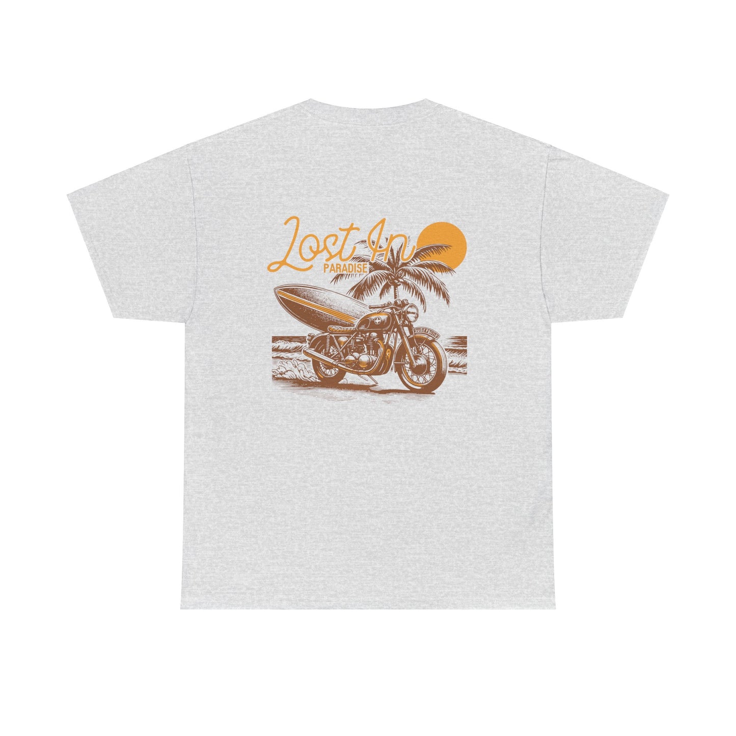 Lost in Paradise MOTOR AND SURF Vintage Surf Unisex Heavy Cotton Tee