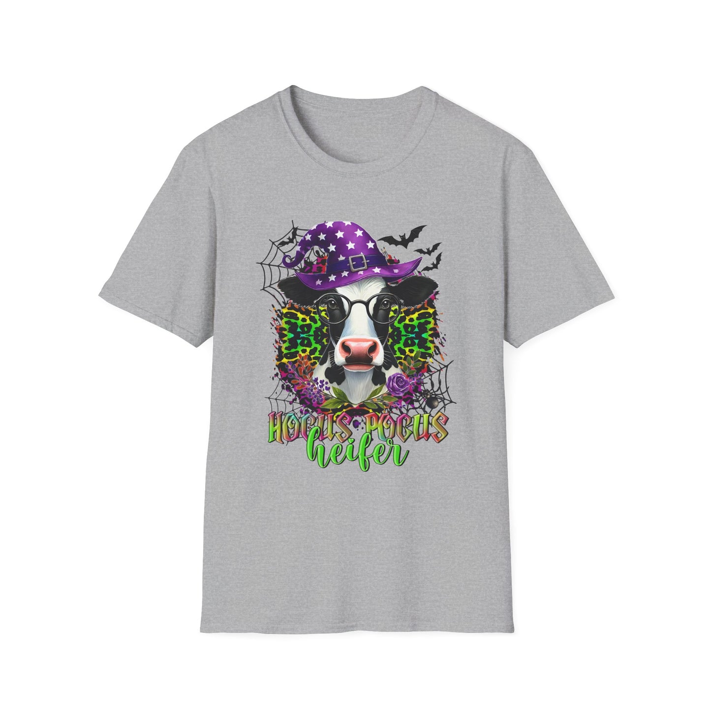 Spooky Cow Halloween T-Shirt - Hocus Pocus Heifer Design