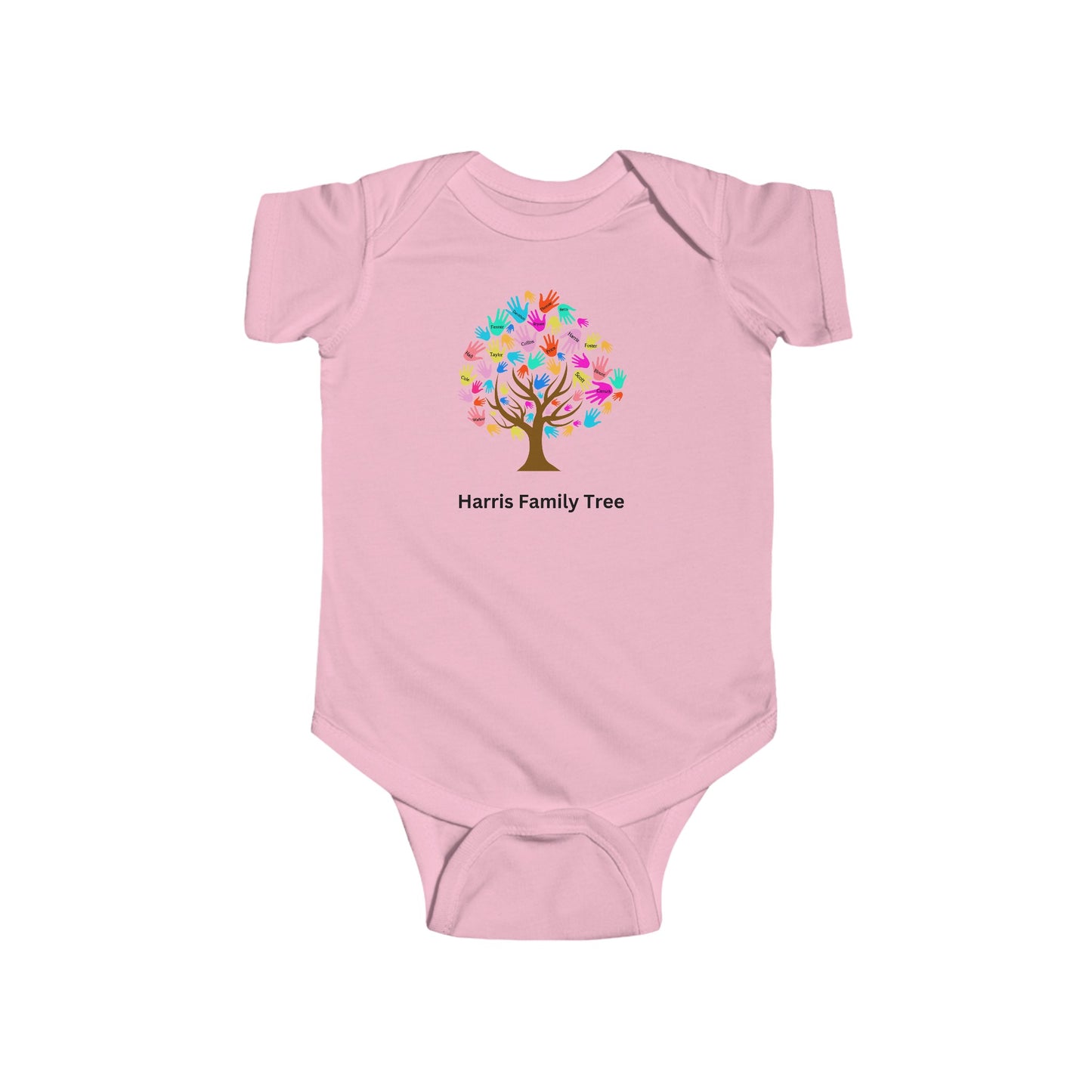 Harris Family Tree Infant Fine Jersey Bodysuit