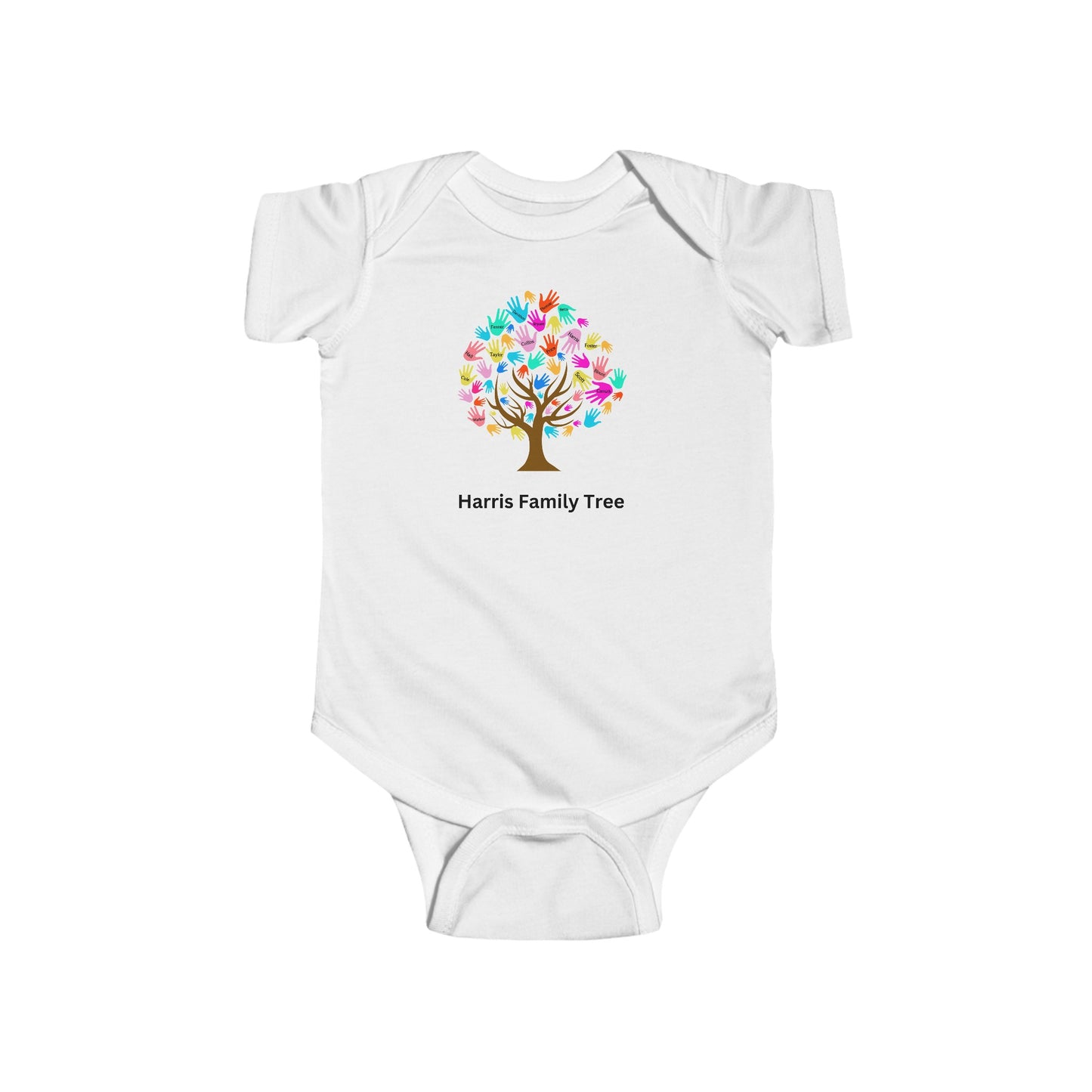 Harris Family Tree Infant Fine Jersey Bodysuit