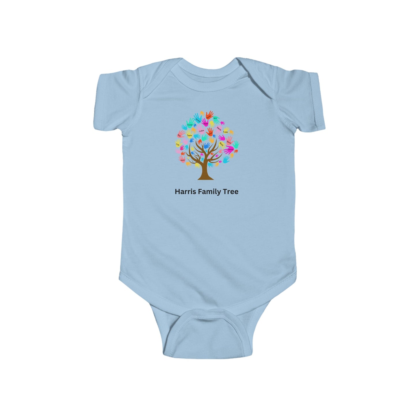 Harris Family Tree Infant Fine Jersey Bodysuit