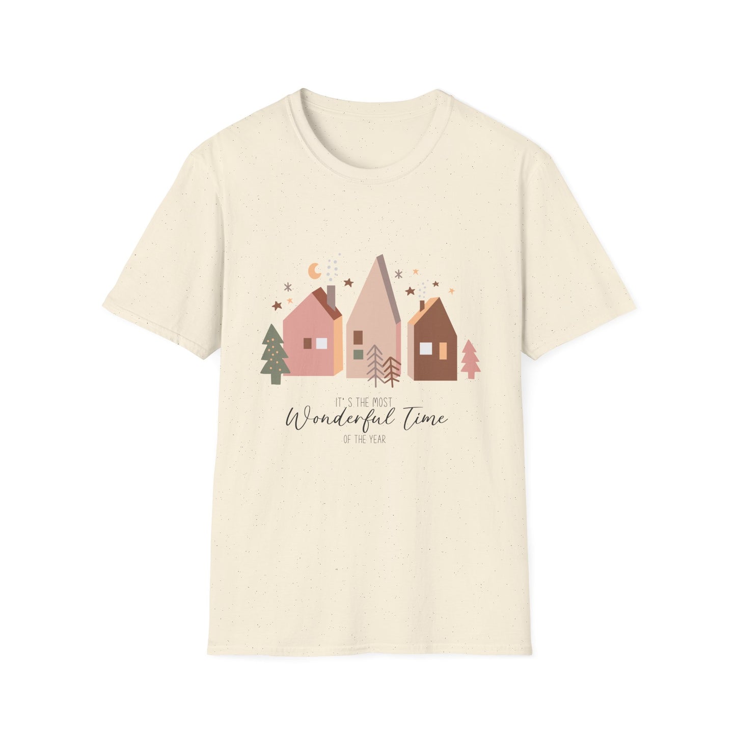 Wonderful Time of the Year Christmas/December Holiday Unisex Softstyle T-Shirt