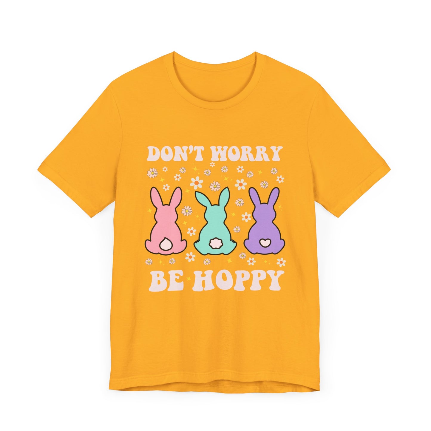 Don't Worry Be Hoppy TShirt Unisex Jersey Short Sleeve Tee