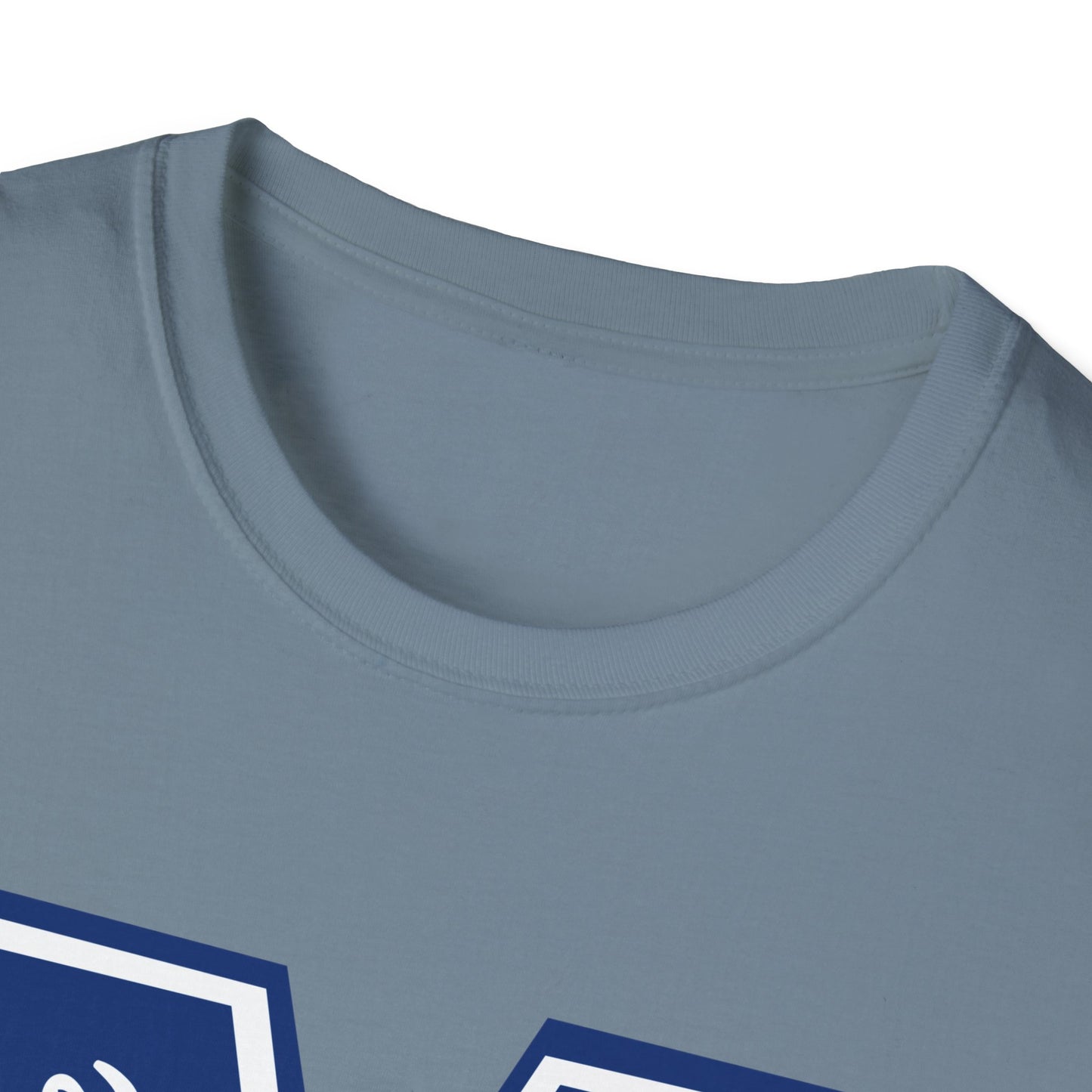 Blue Varsity M Monroe NavUnisex Softstyle T-Shirt